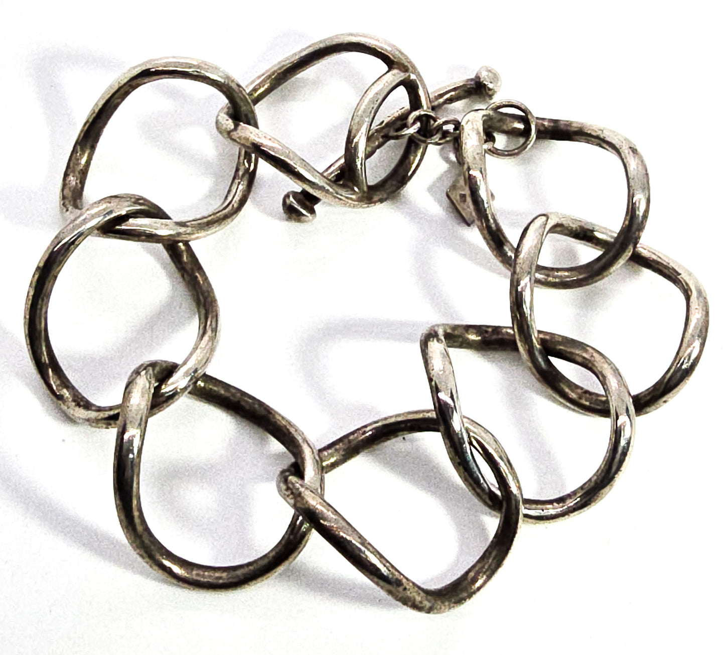 SILPADA Vintage Sterling Silver Chunky Graduated Link Chain bracelet B1632