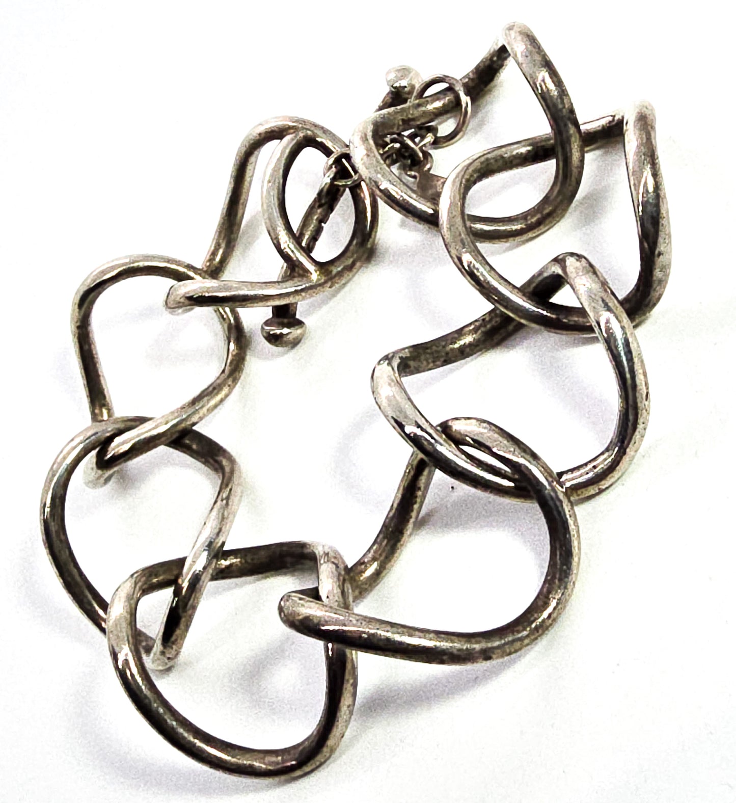 SILPADA Vintage Sterling Silver Chunky Graduated Link Chain bracelet B1632