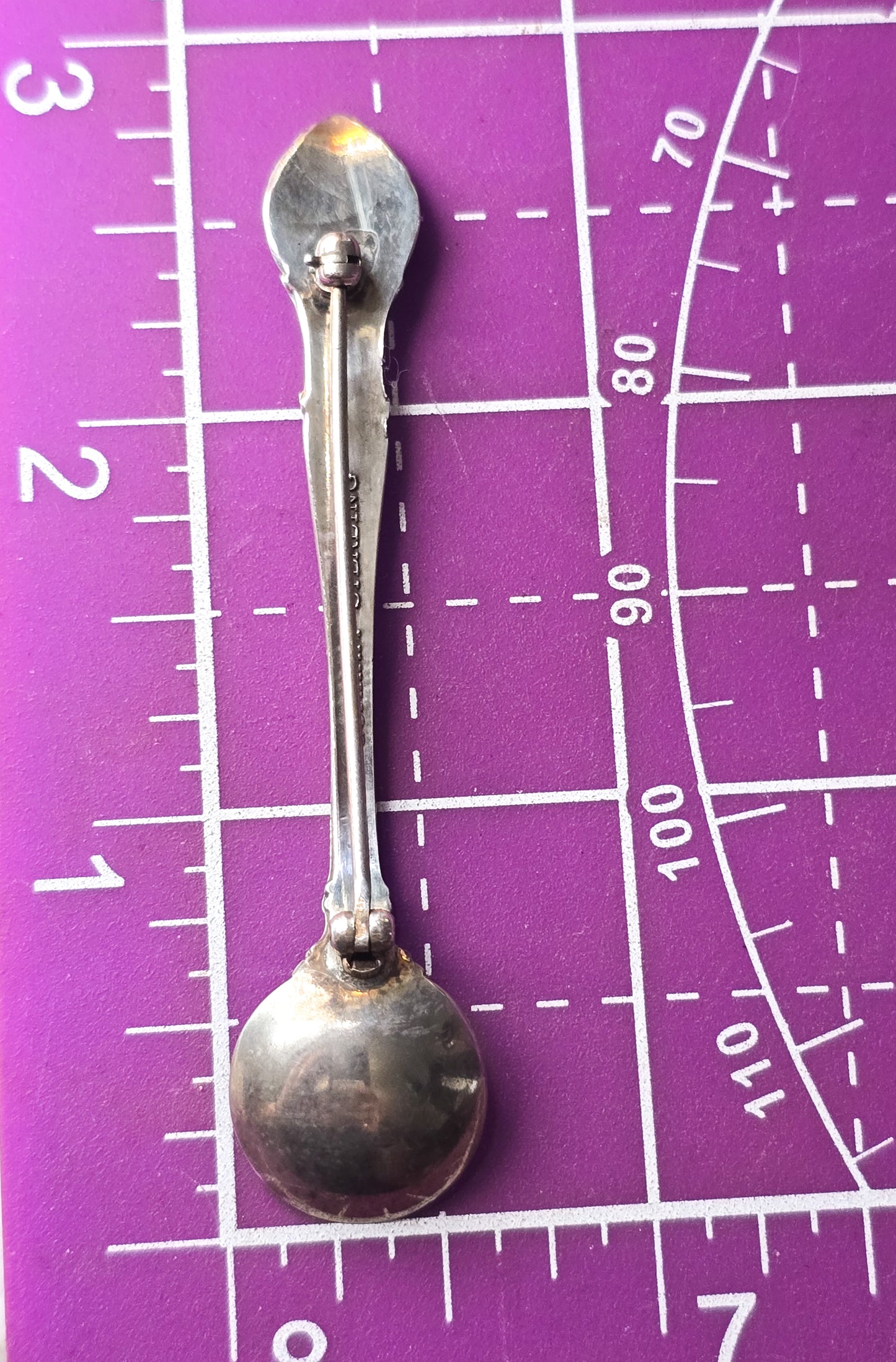 Gorham sterling Spoon signed vintage sterling silver vintage brooch