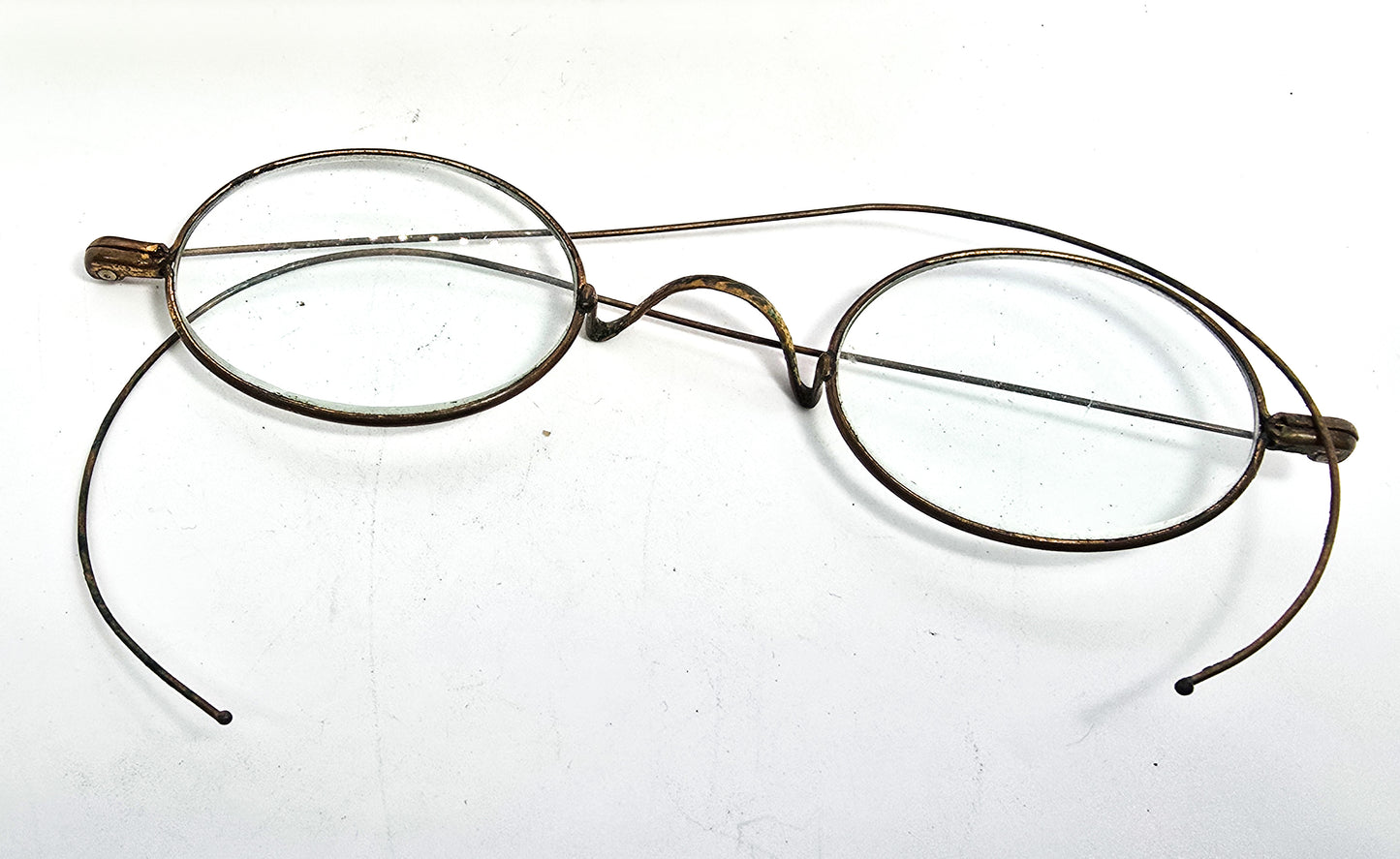 Victorian 1800's brass wire framed antique glasses spectacles (Copy)