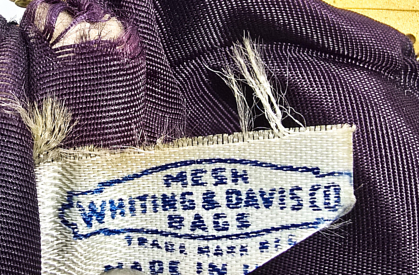 Whiting and Davis cream bubble metal mesh vintage silk lined  clutch purse