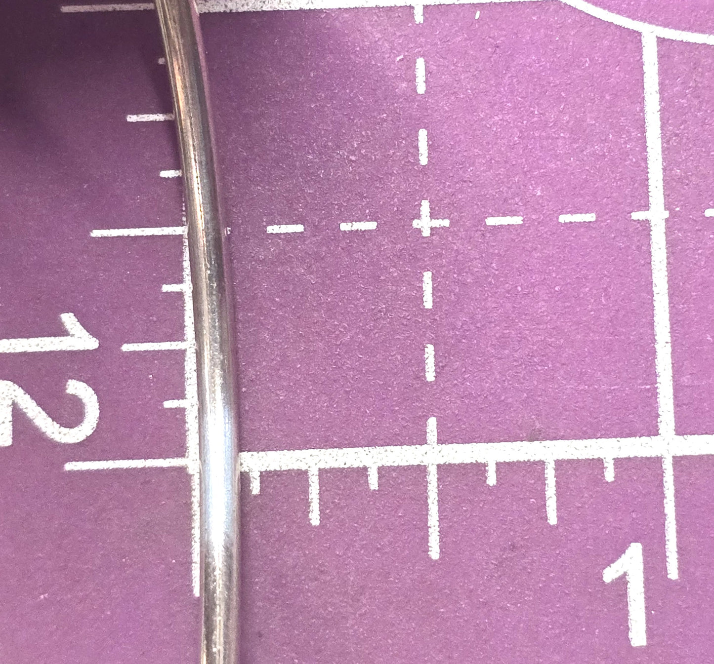 Mexican Large Thin silver internal threaded vintage 2.5 inch retro hoop earrings