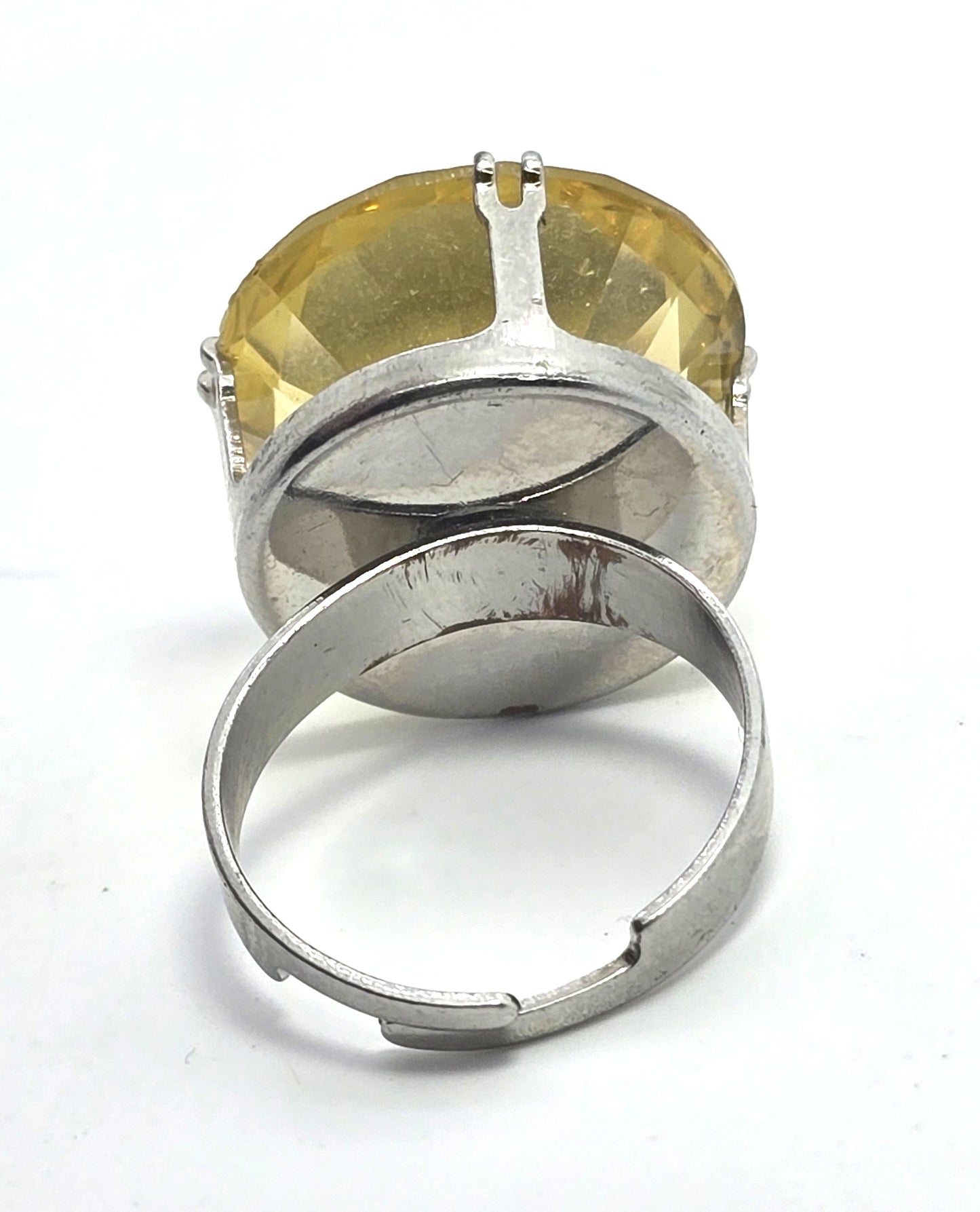 UV glow vintage plastic vintage retro rave  1990's adjustable costume ring