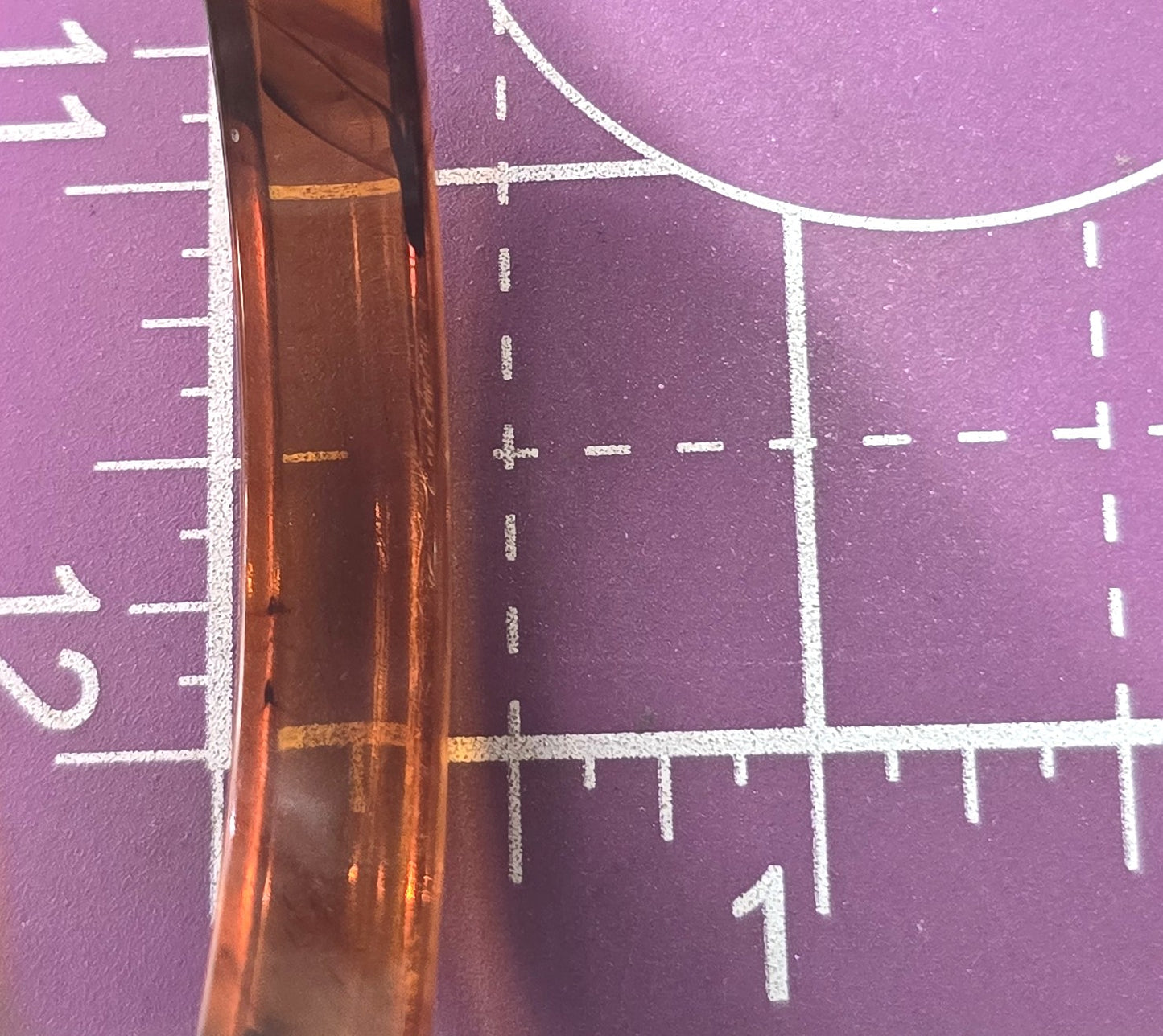 Brown torti marble swirl Lucite thick vintage bangle bracelet