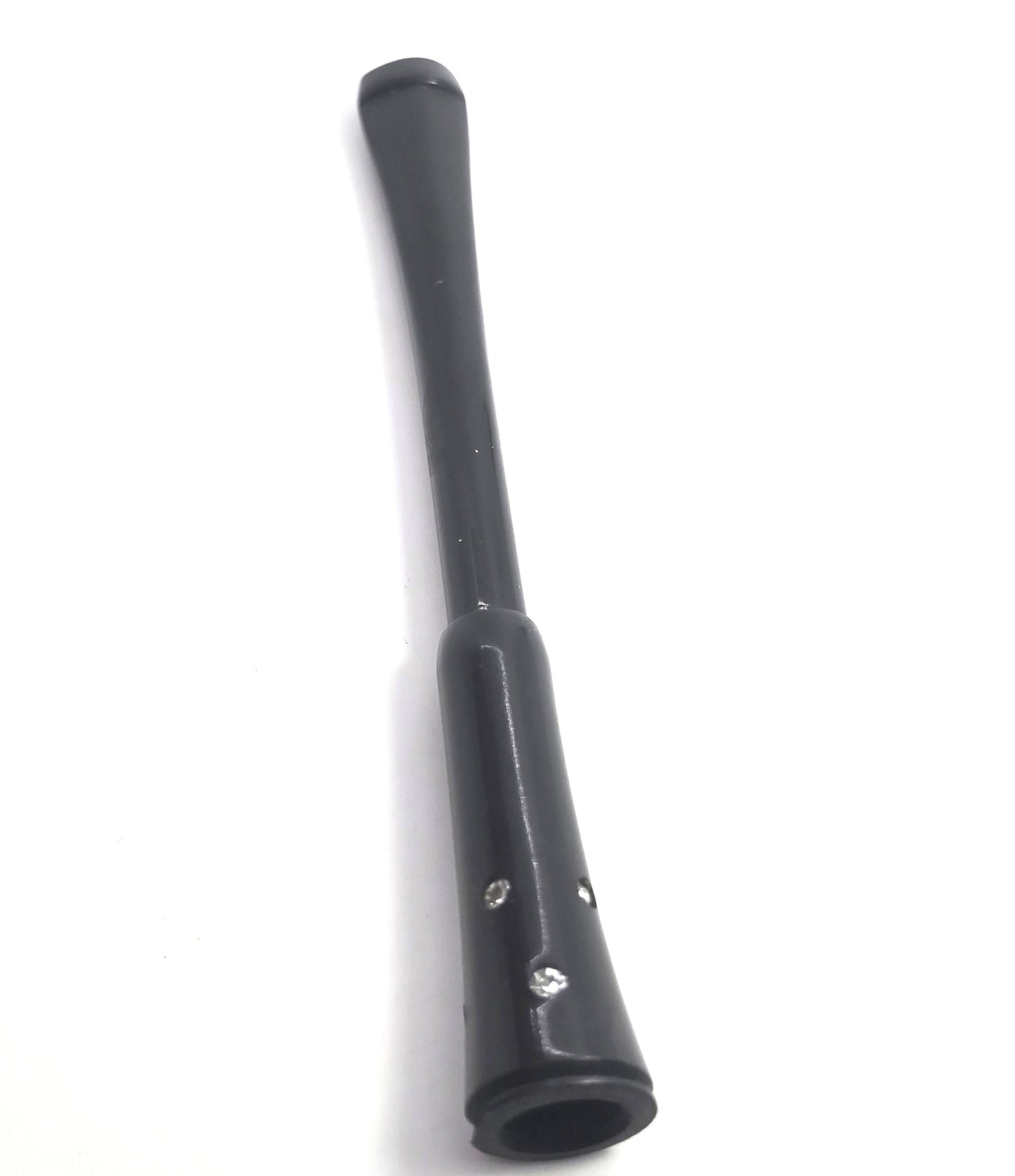 Black rhinestone in lay vintage early plastic cigarette holder