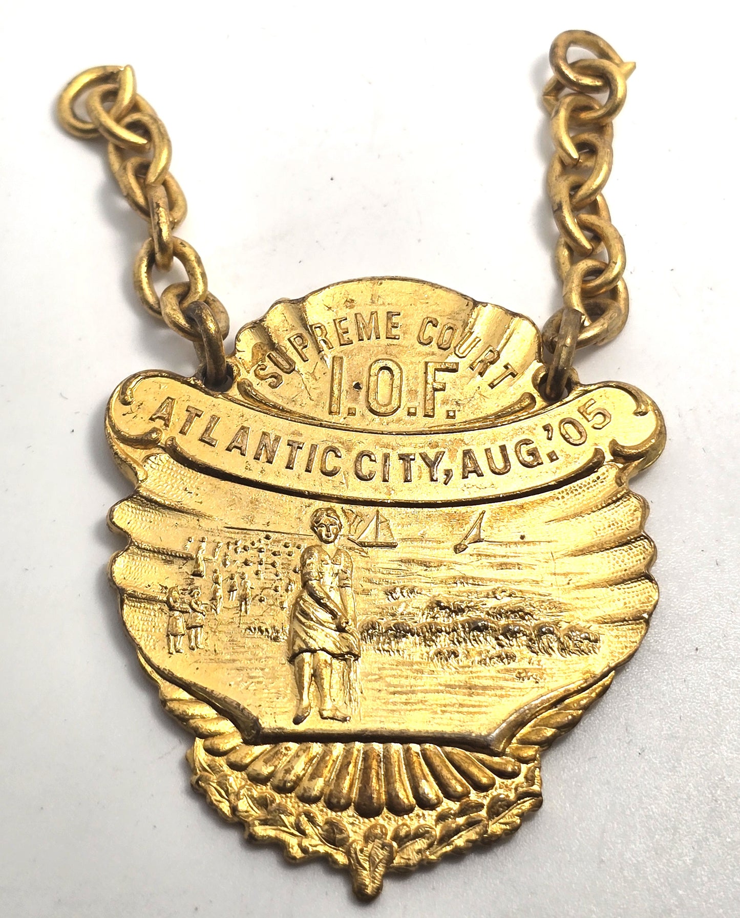 Whitehead and Hoag Co IOF Supreme Court Atlantic City 1905 medal