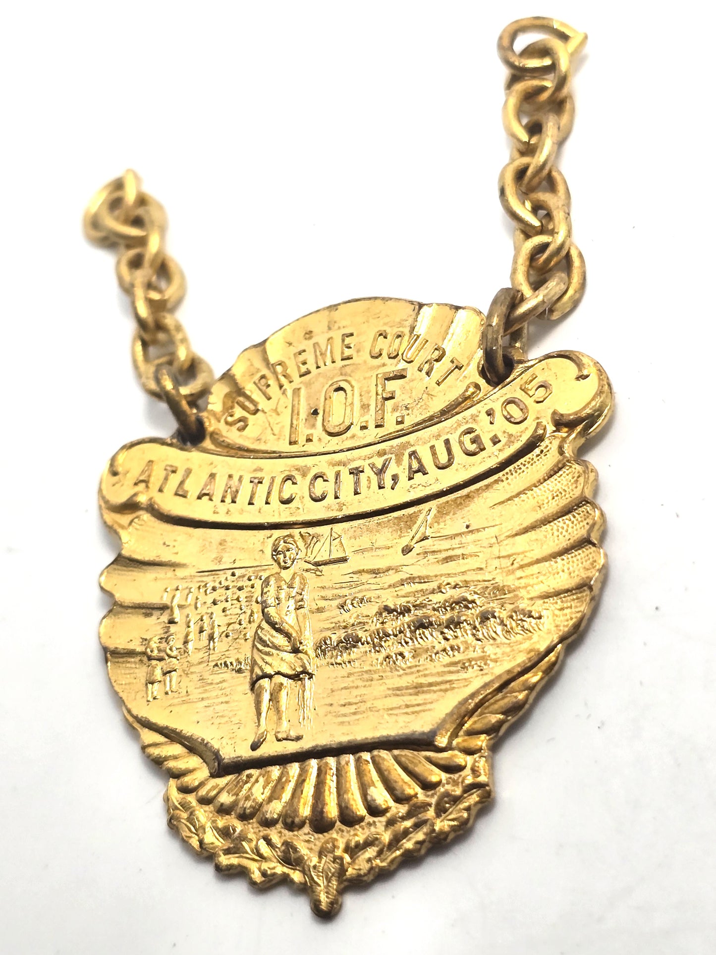 Whitehead and Hoag Co IOF Supreme Court Atlantic City 1905 medal