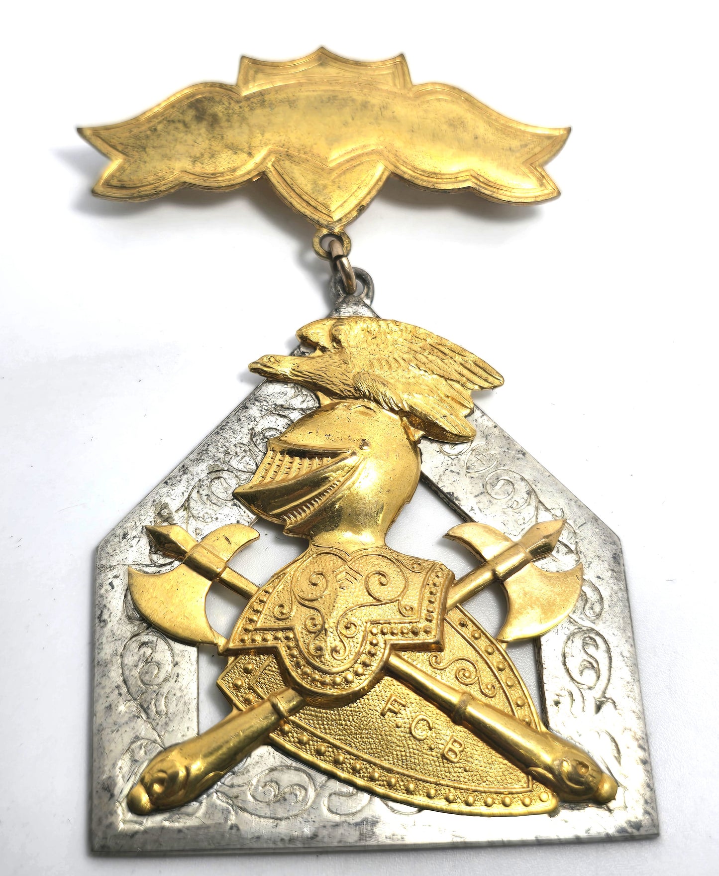 Knights Of Pythias F.C.B. Silver Pin Medal Supreme Lodge Davies SC 1874