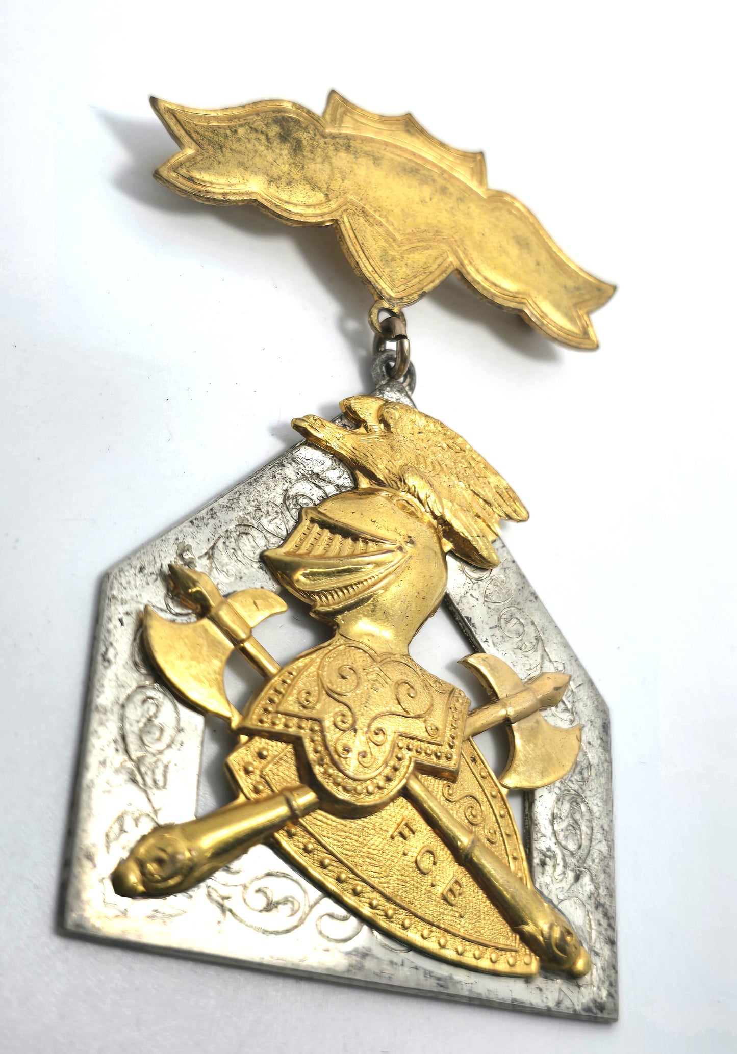 Knights Of Pythias F.C.B. Silver Pin Medal Supreme Lodge Davies SC 1874