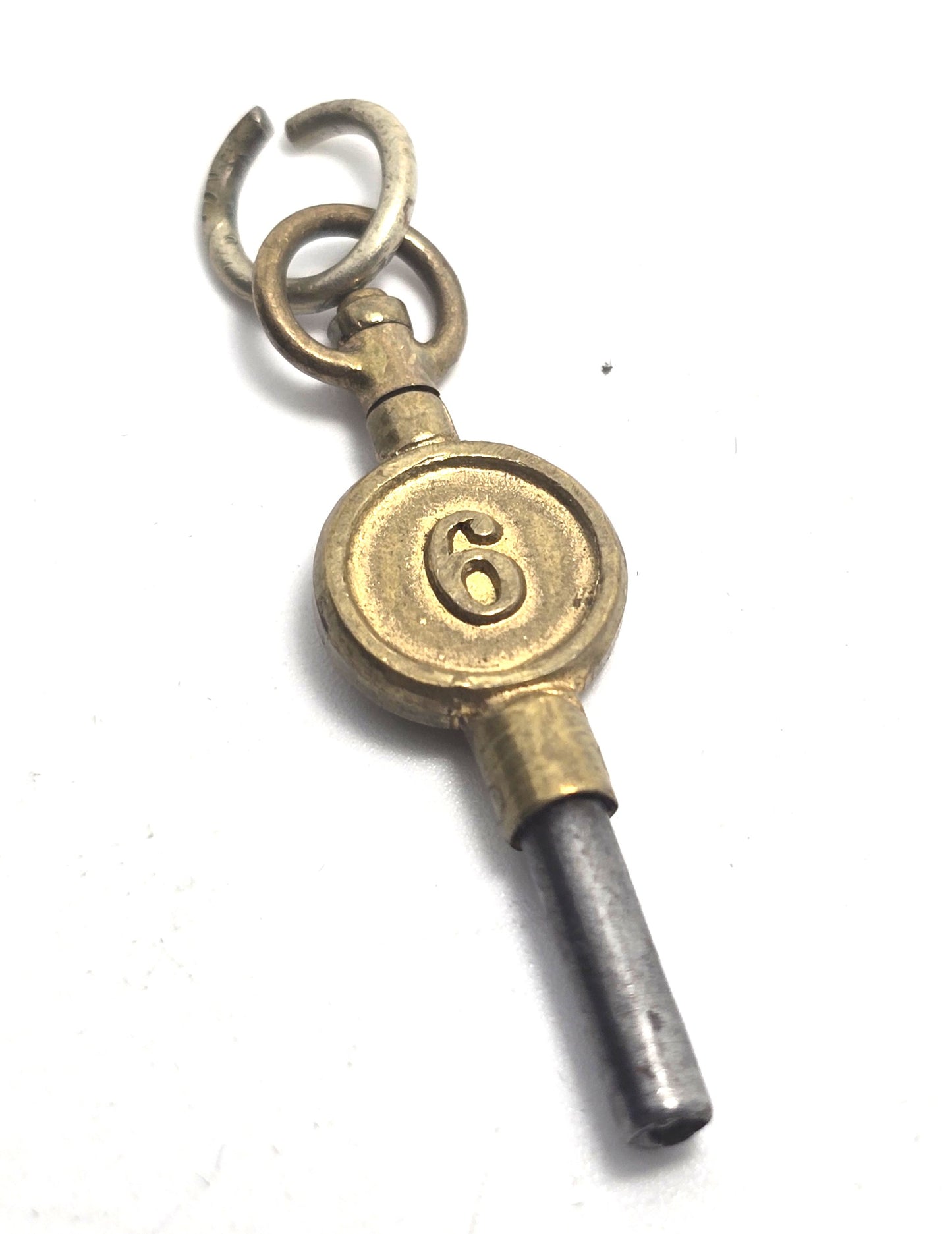 Victorian Pocket Watch Key antique size 6 winding watch key