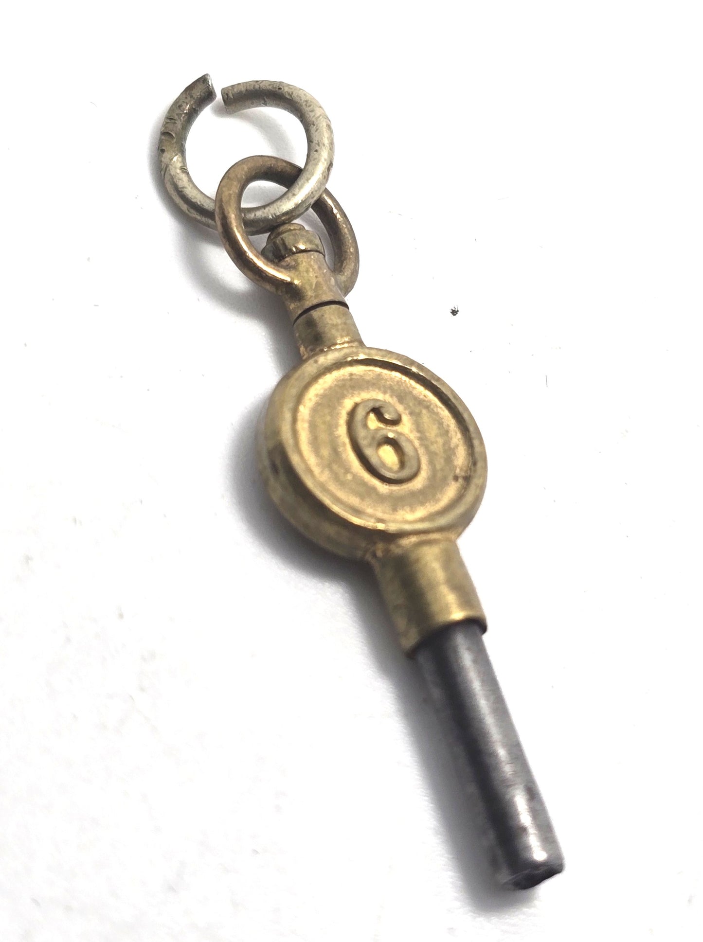 Victorian Pocket Watch Key antique size 6 winding watch key