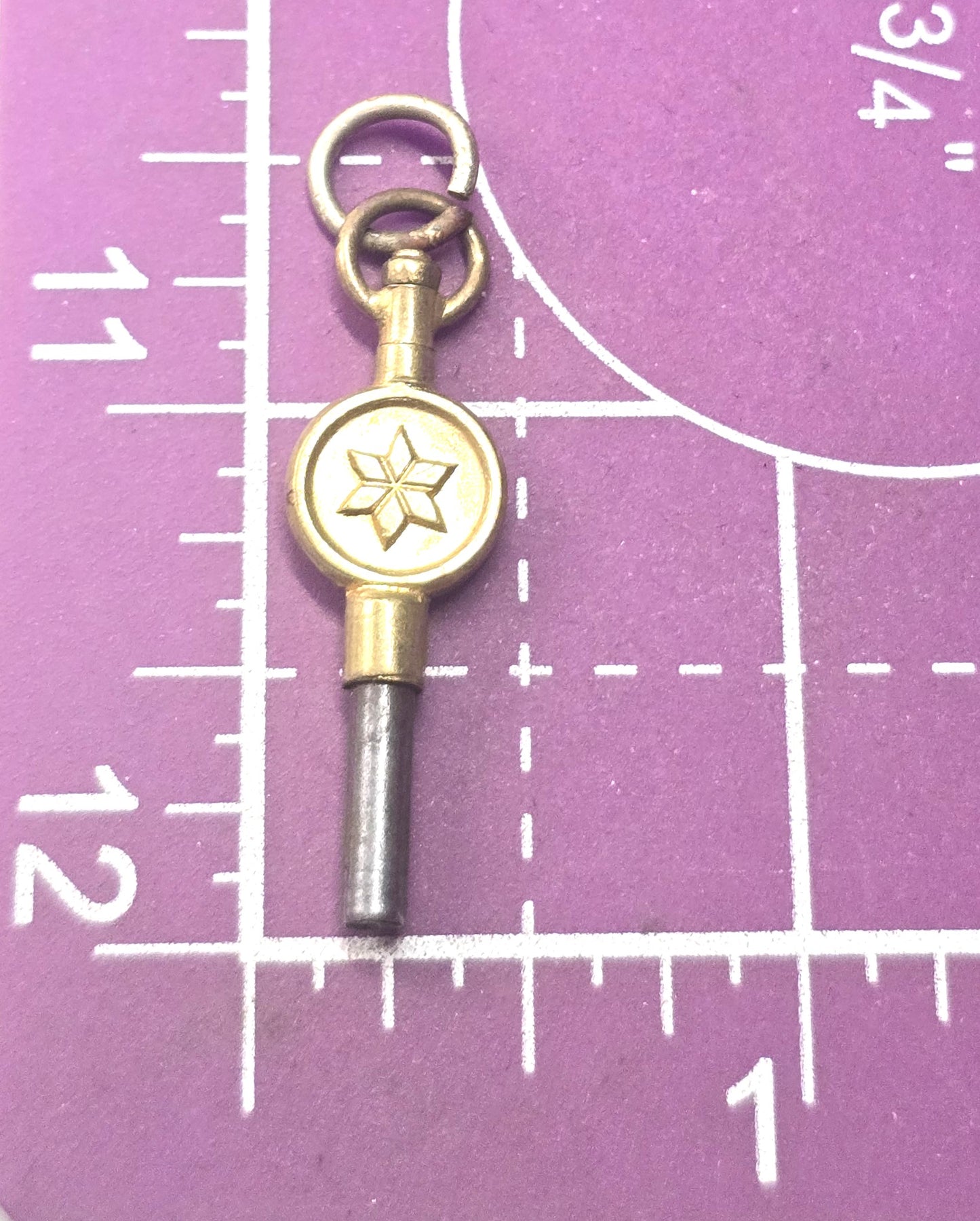 Victorian Pocket Watch Key antique size 6 winding watch key