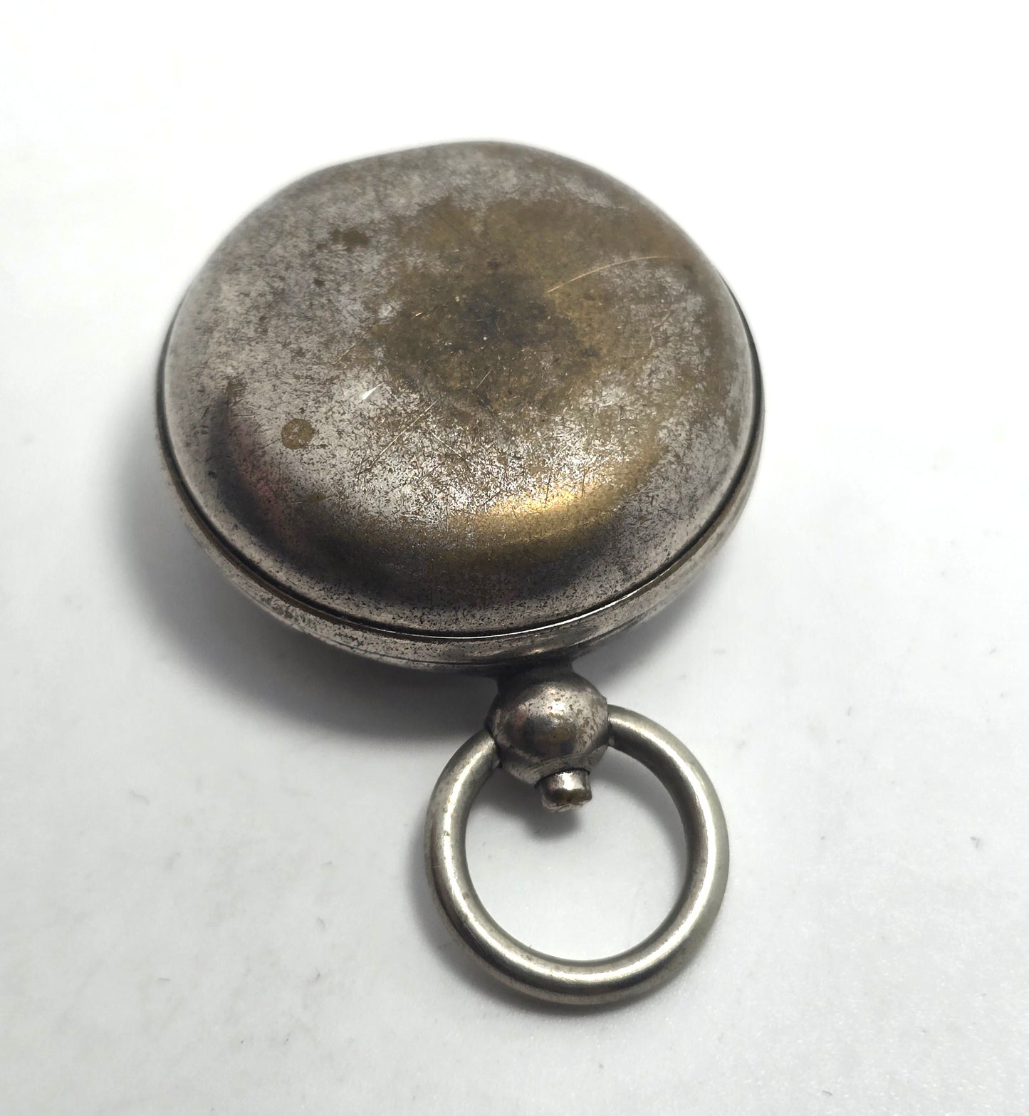 Silver plated antique 19th century portable Sovereign box gold sovereign coins British