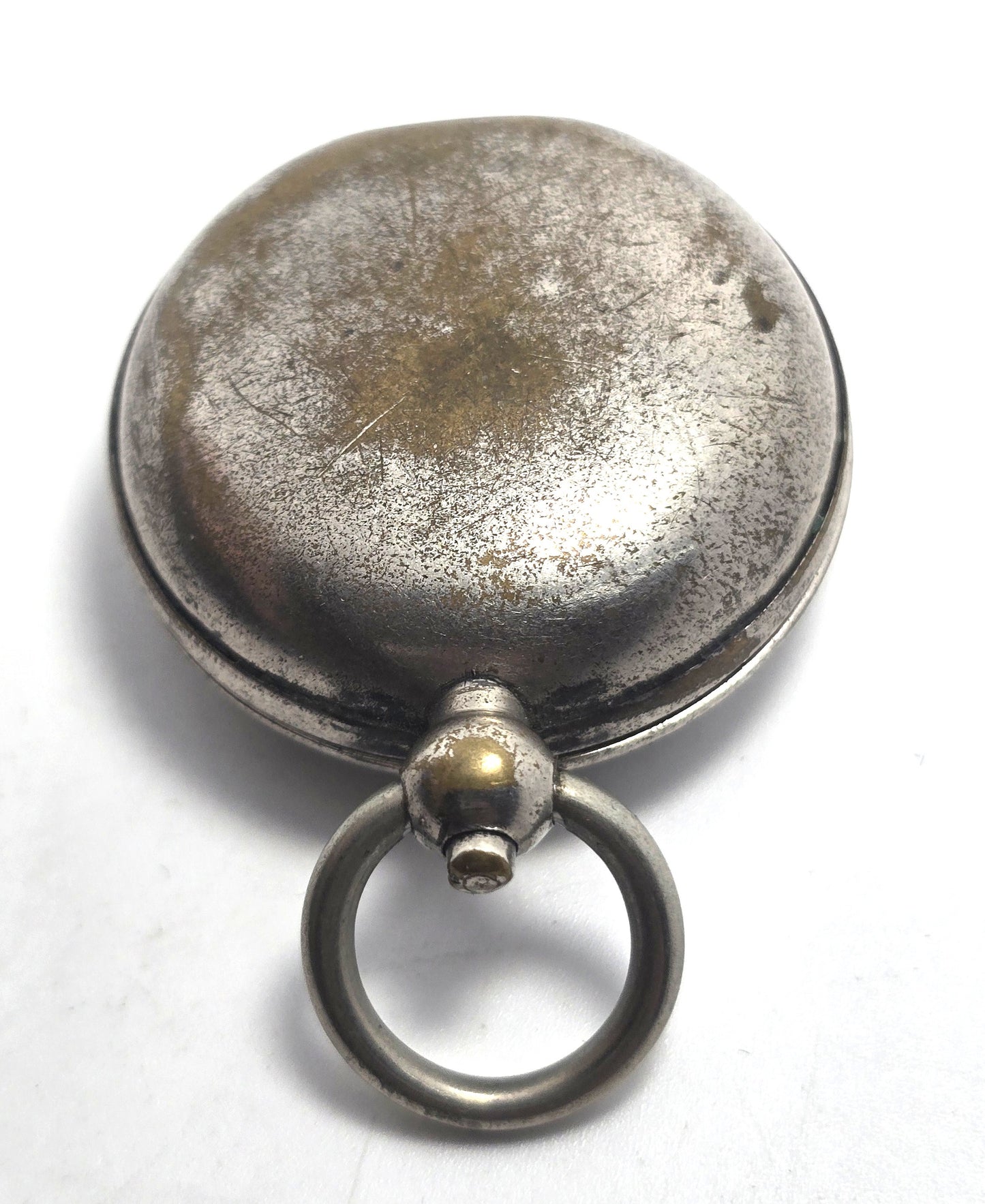 Silver plated antique 19th century portable Sovereign box gold sovereign coins British