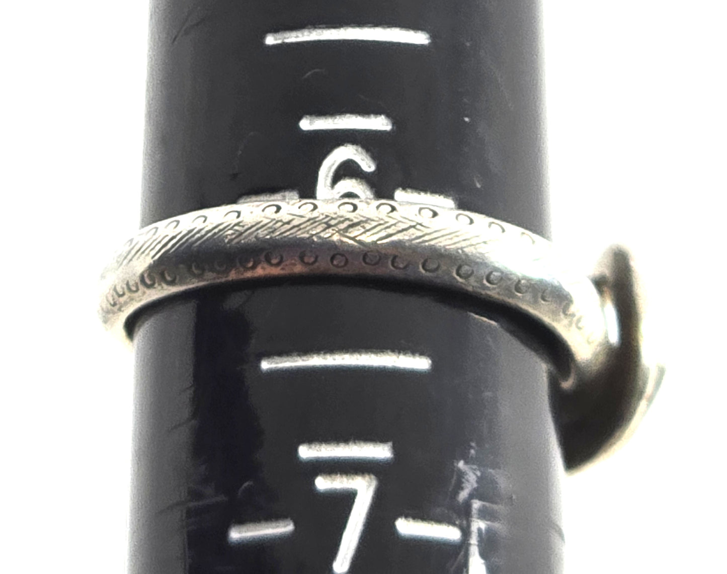 Coiled snake serpent Naga vintage retro thick sterling silver ring size 6