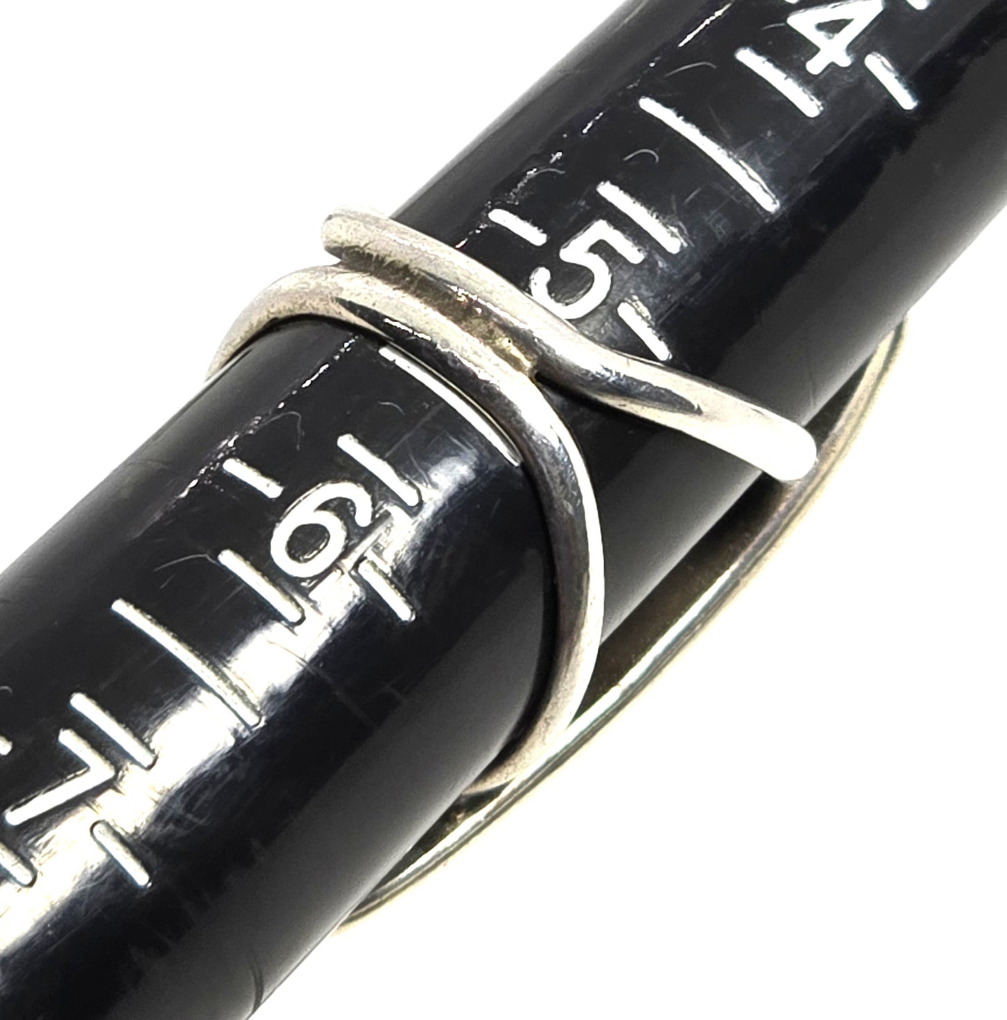 Navajo Large long turquoise sterling silver vintage Native American ring size 5.25