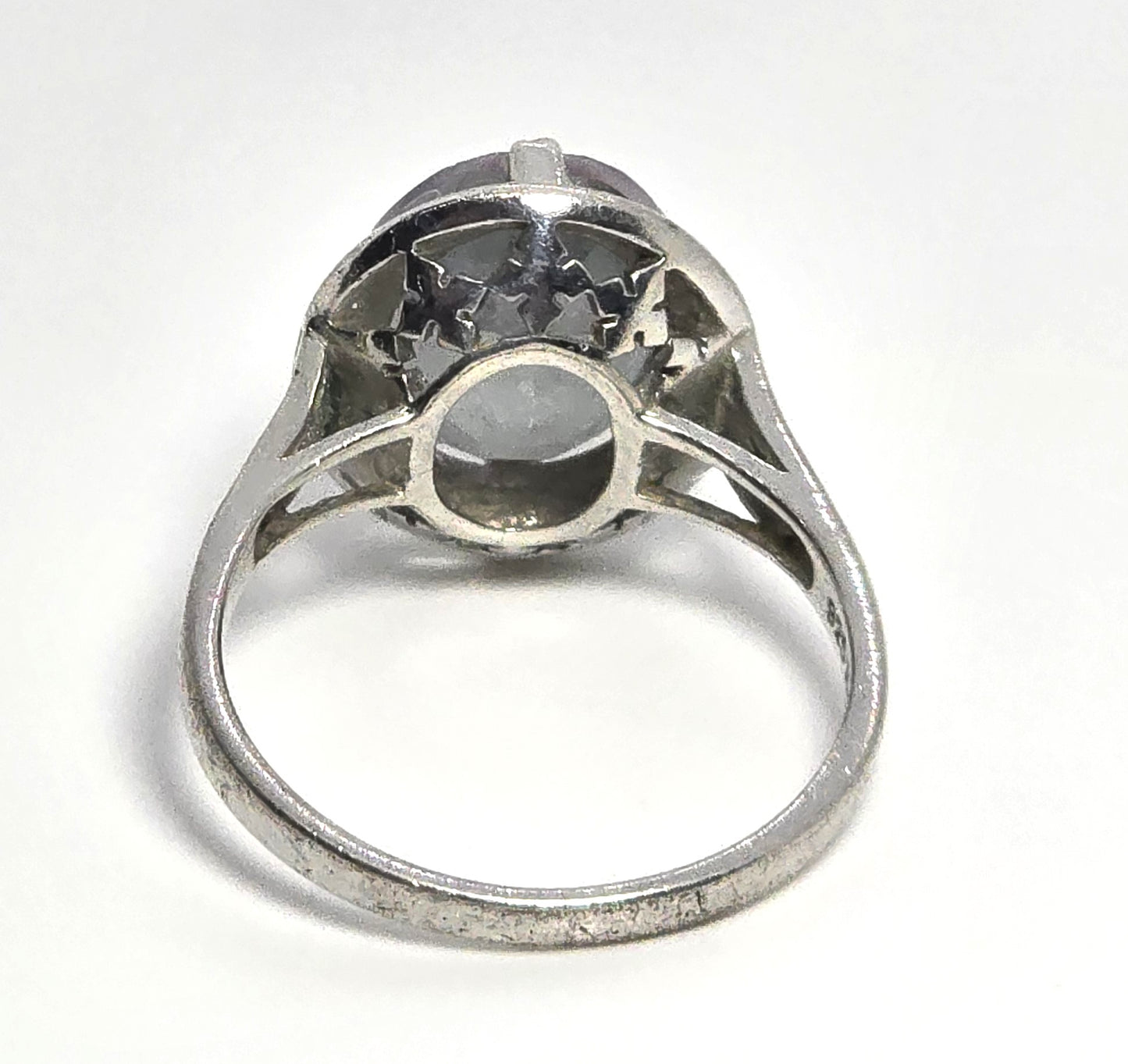 Peacock Mystic Topaz 5ct oval cut faceted sterling silver solitaire ring size 8