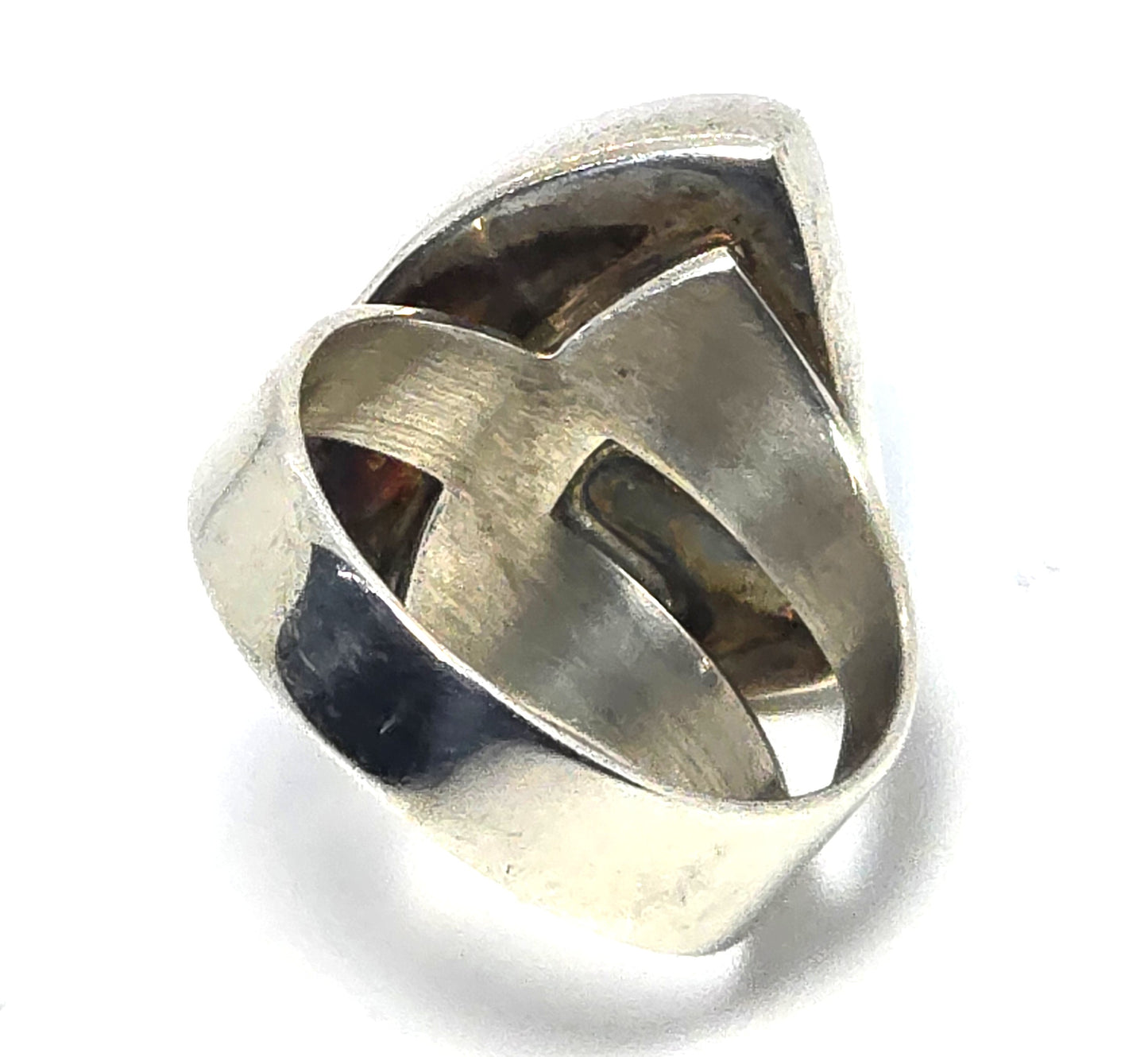 Amazonite teal gemstone DTR Desert Rose Trading sterling silver ring size 6.5