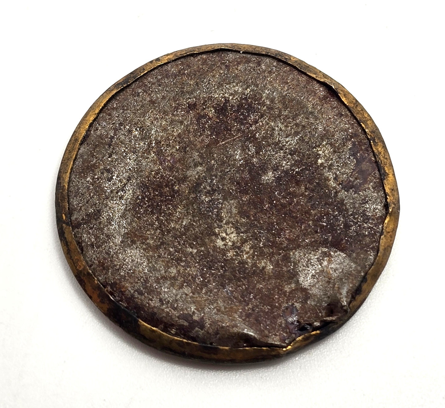 Victorian Memento Mori Tin cameo antique Mourning framed picture