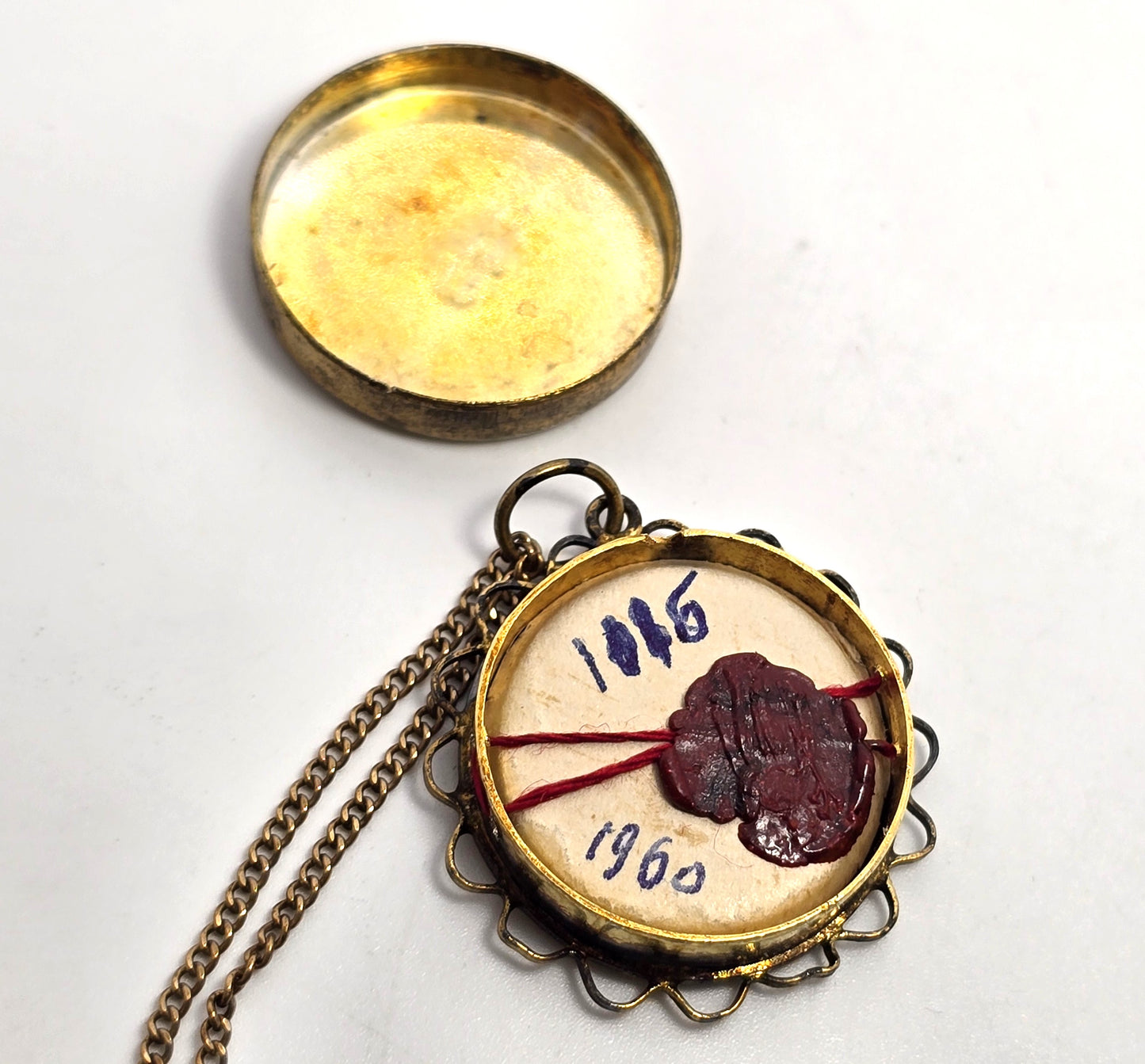 Catholic Reliquary Theca Saint Catherine of Siena Italian Mystic first class relic