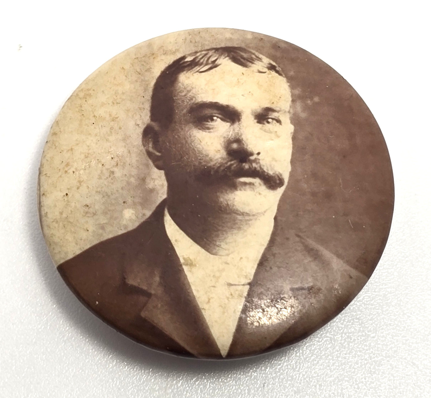 Campaign button Pomeroy antique 7/8ths inch pinback advertisement button 1890's