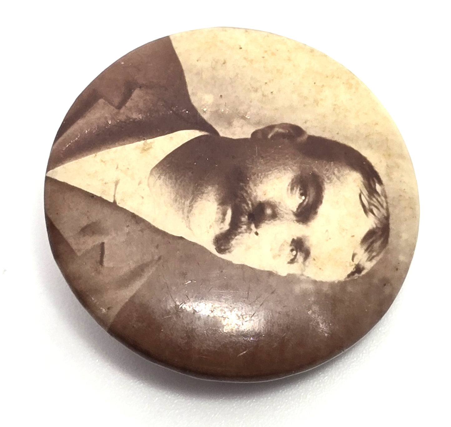 Campaign button Pomeroy antique 7/8ths inch pinback advertisement button 1890's