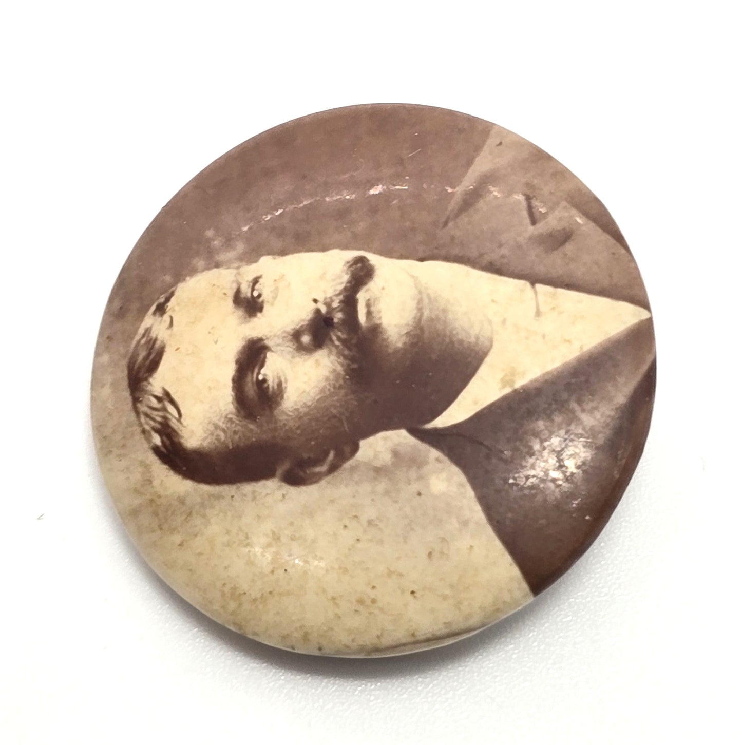 Campaign button Pomeroy antique 7/8ths inch pinback advertisement button 1890's