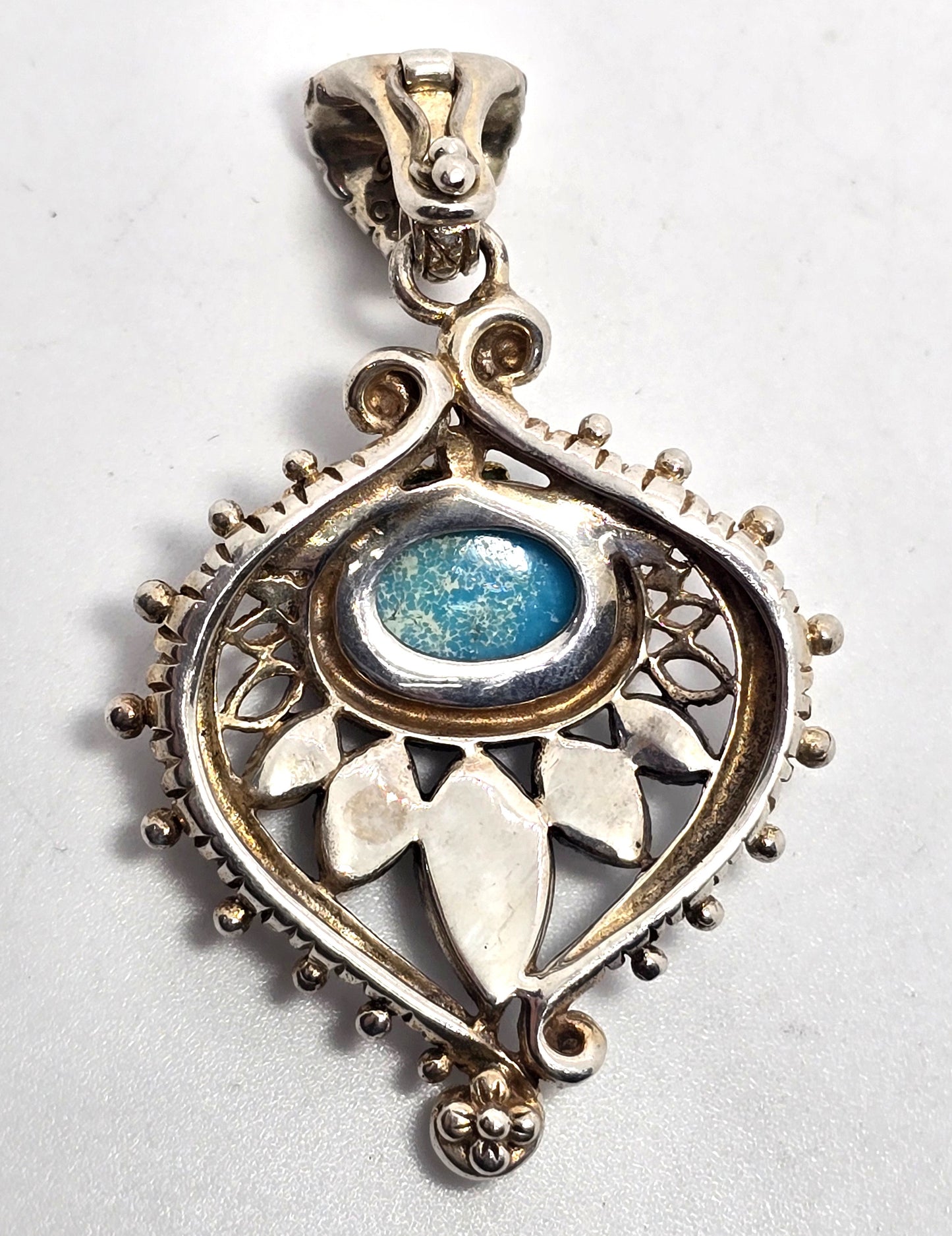 Barbara Bixby Sterling Silver & 18K Multi-Gemstone Peacock Enhancer