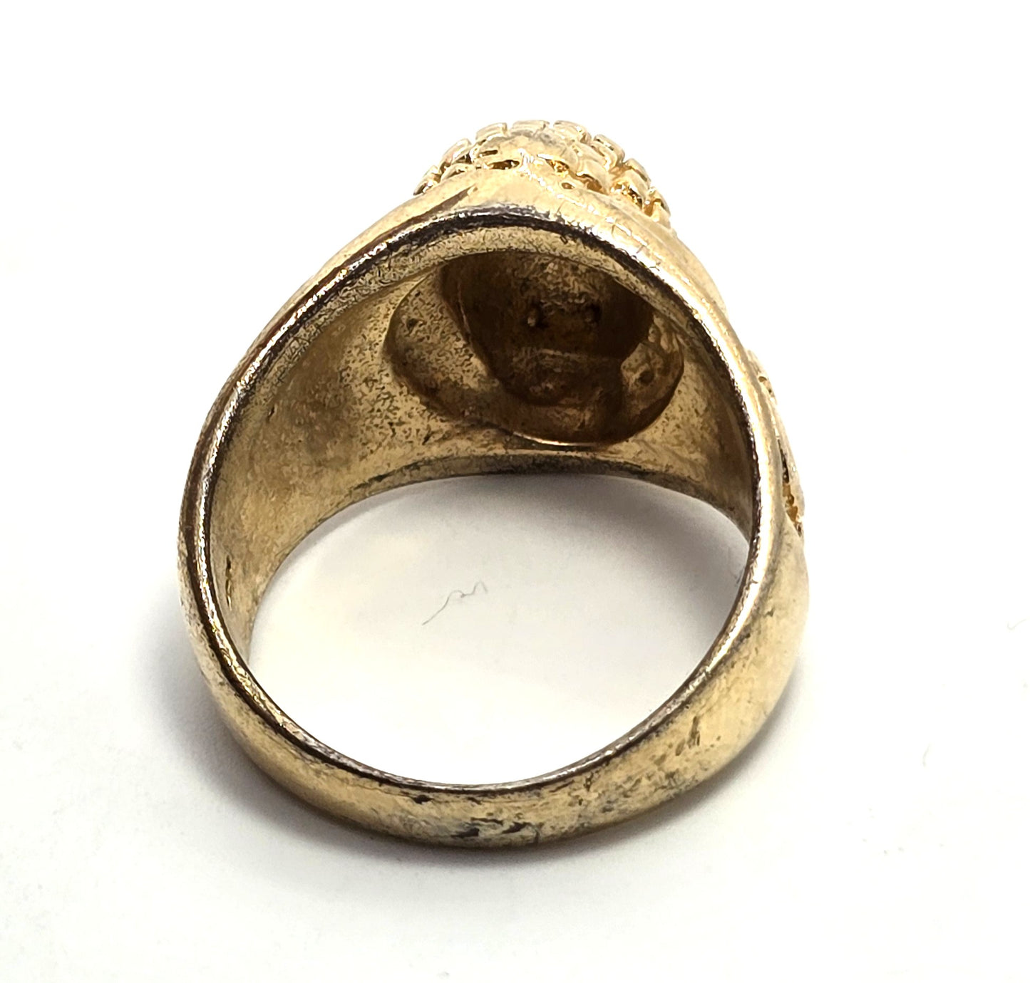 Gold Plated Buddha Thai Buddhist Protection Ring Size 8