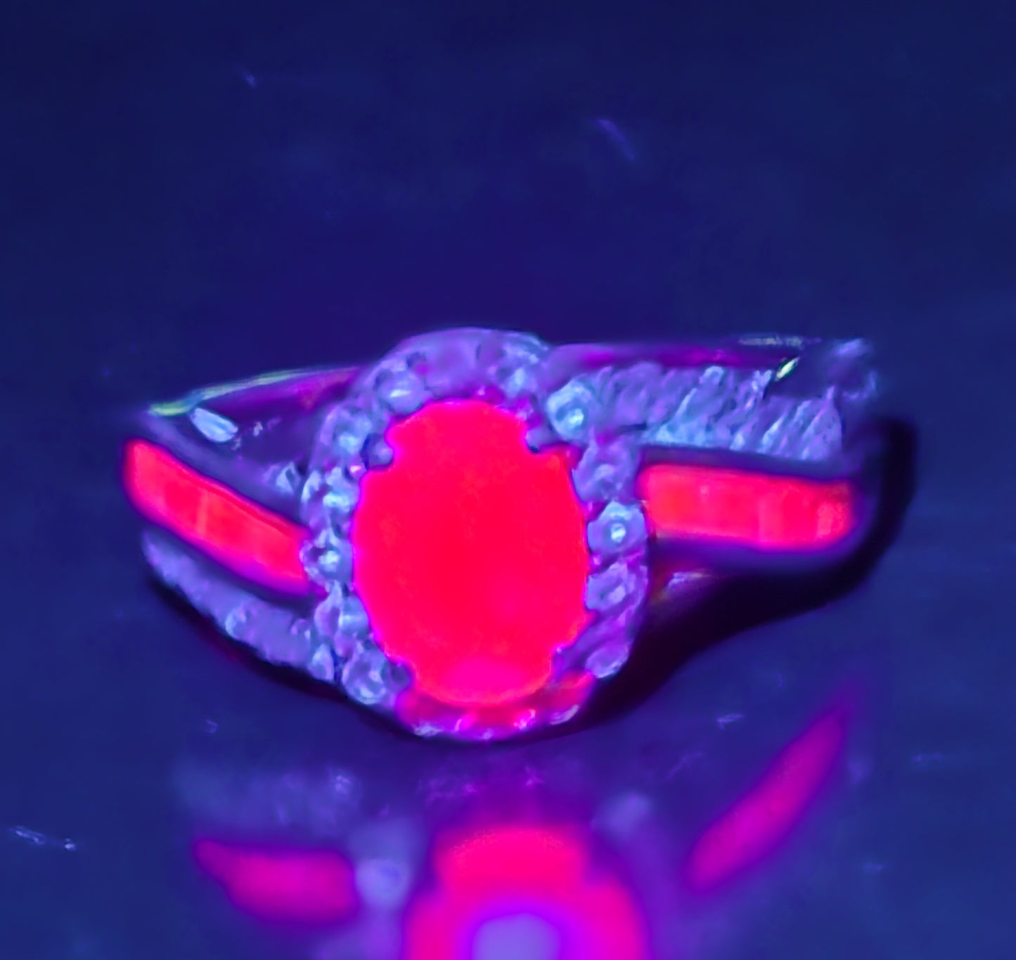 SUN Ruby and Cubic Zirconia twisted wrap gold plated sterling silver ring size 7