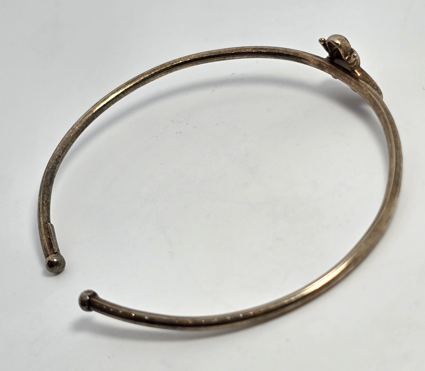 Buzzing Bee Dyadema Vermeil gold over sterling silver Italy bangle bracelet