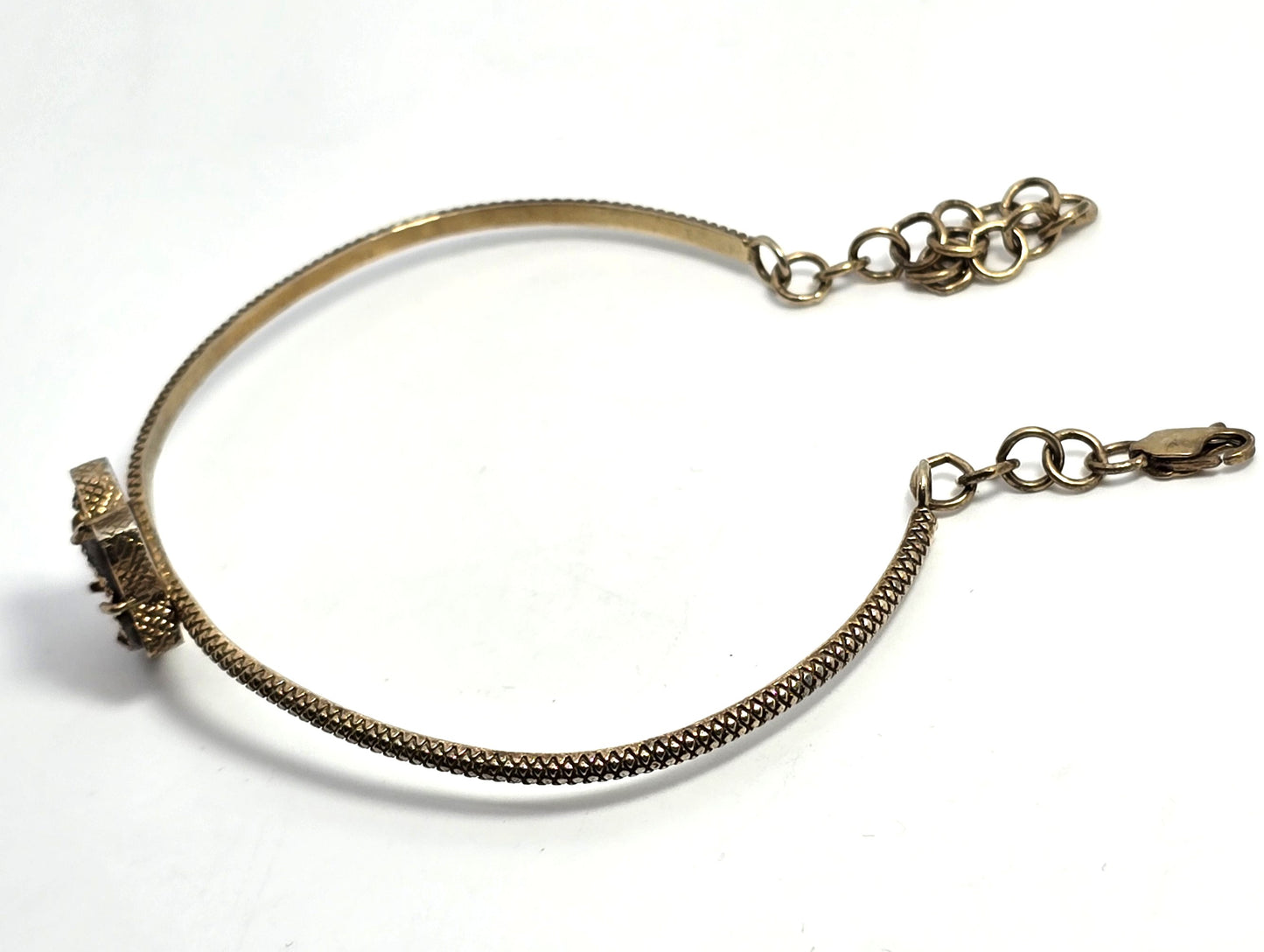 Golden Druzy Star vermeil gold over sterling silver adjustable bracelet