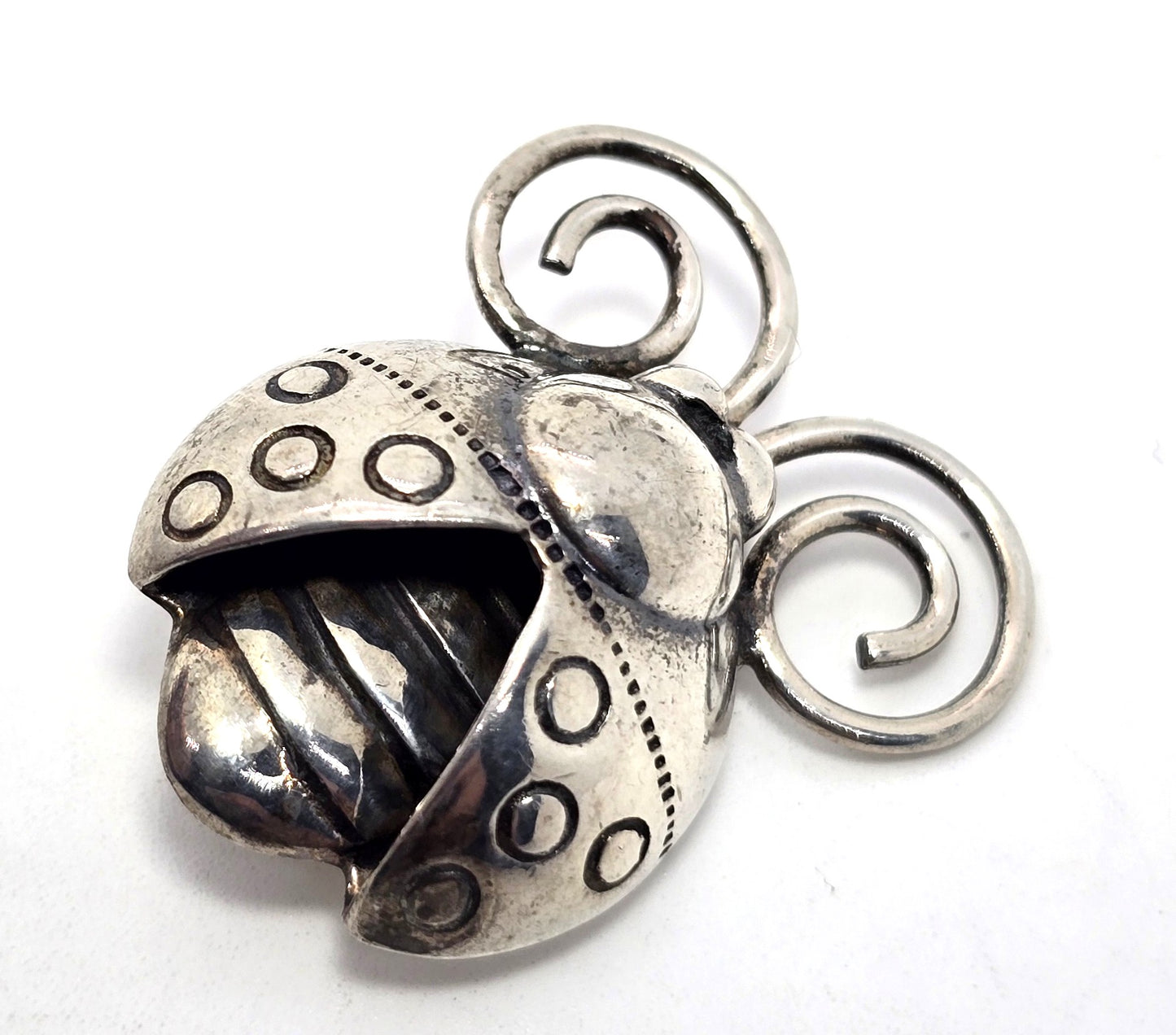Silpada Lady Bug insect signed sterling silver brooch Pin I1580 Retired