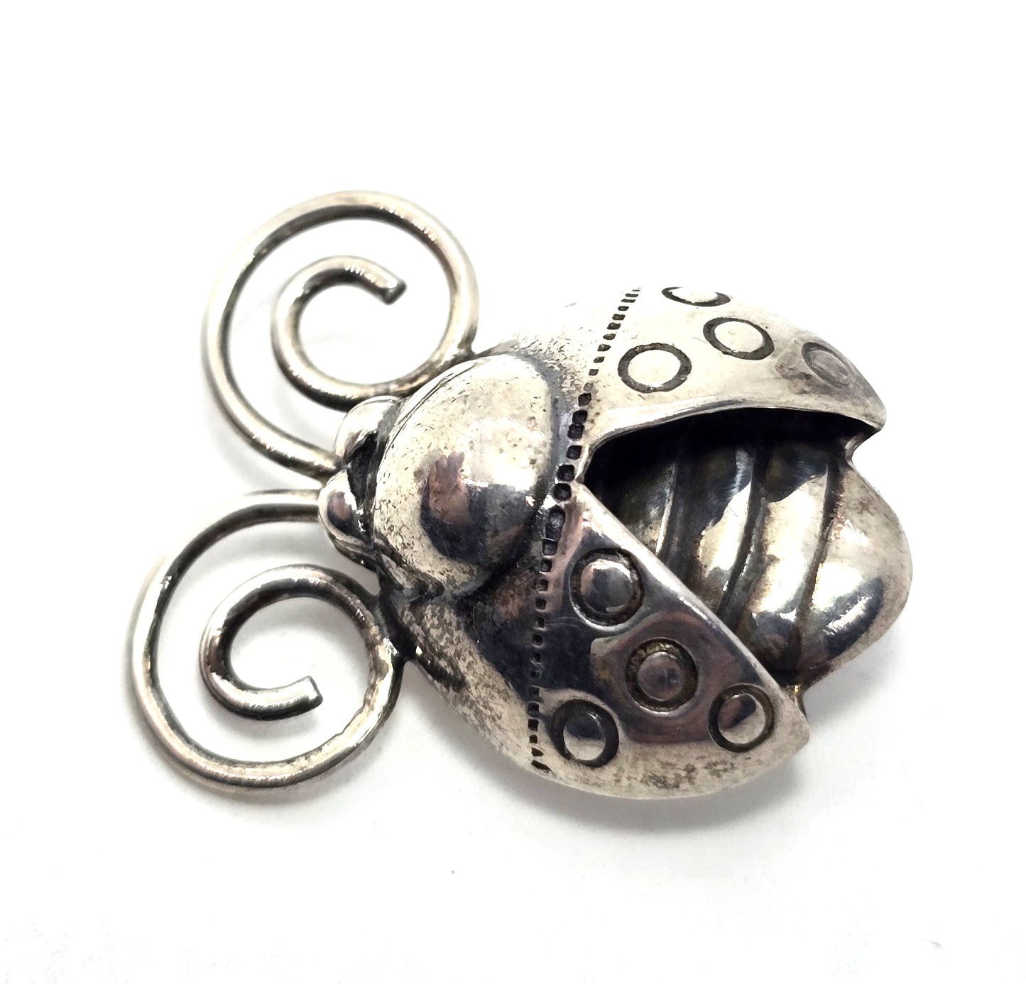 Silpada Lady Bug insect signed sterling silver brooch Pin I1580 Retired