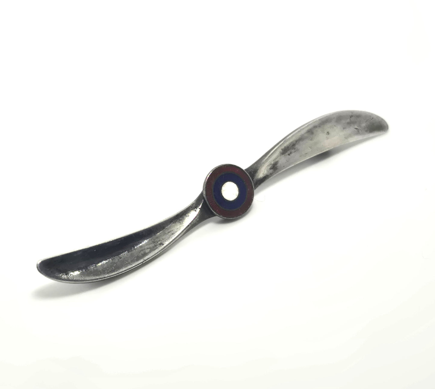 Royal Air Force (RAF) WWII vintage sweetheart enamel sterling silver brooch