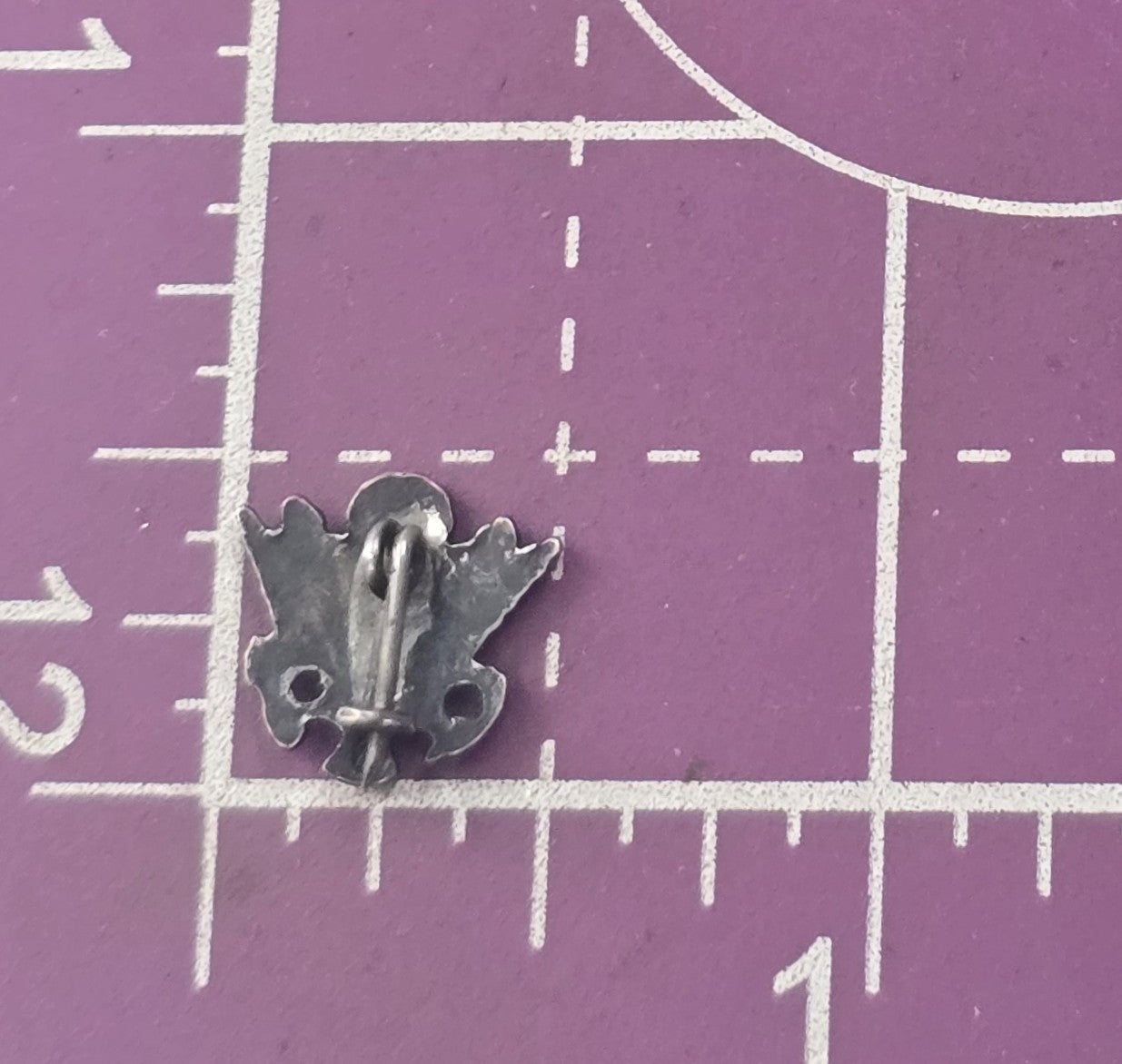 Vintage USAF Air Force Officer Hat Cap Badge Military Insignia Pin Back