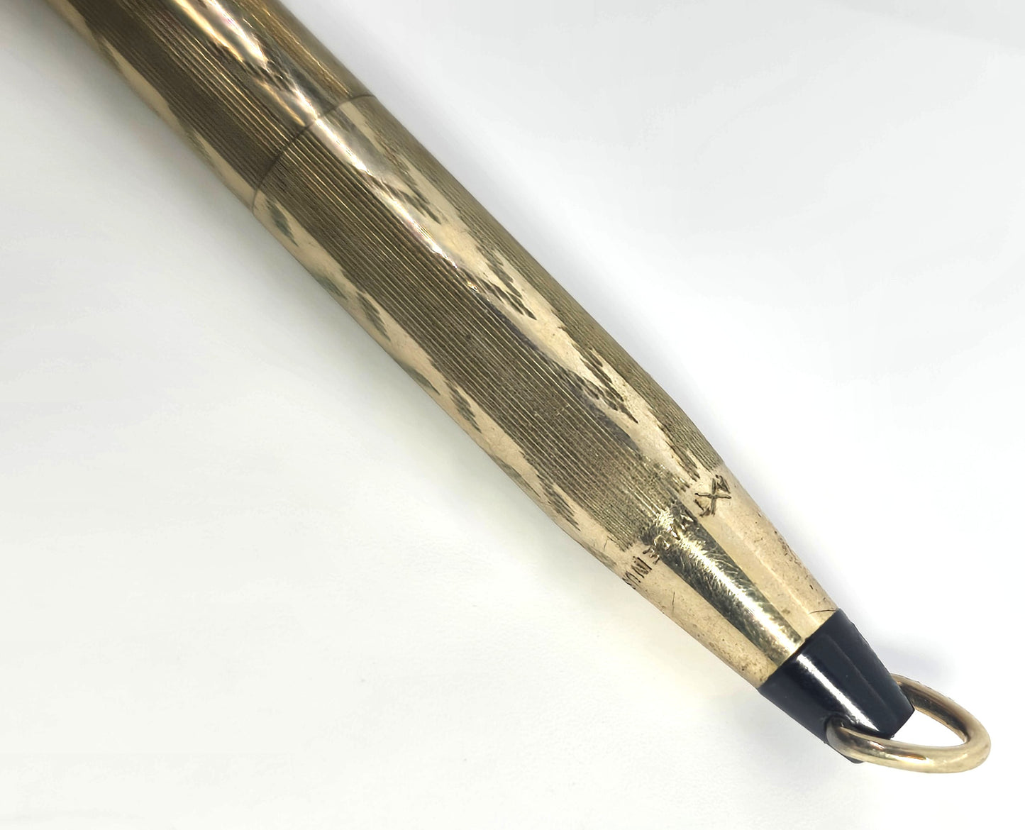 Art Deco gold filled mechanical chantelaine USA made pencil