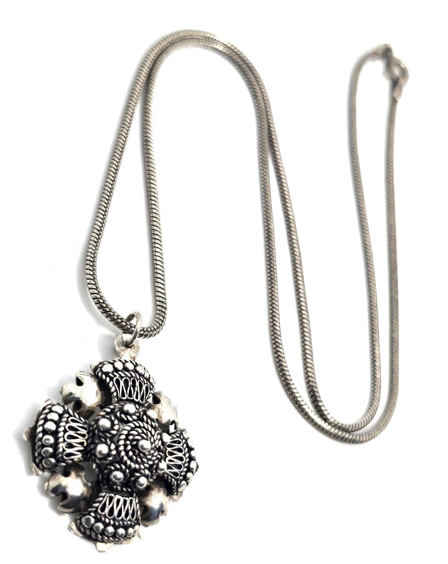 Maltese cross vintage Jerusalem 950 sterling silver vintage necklace
