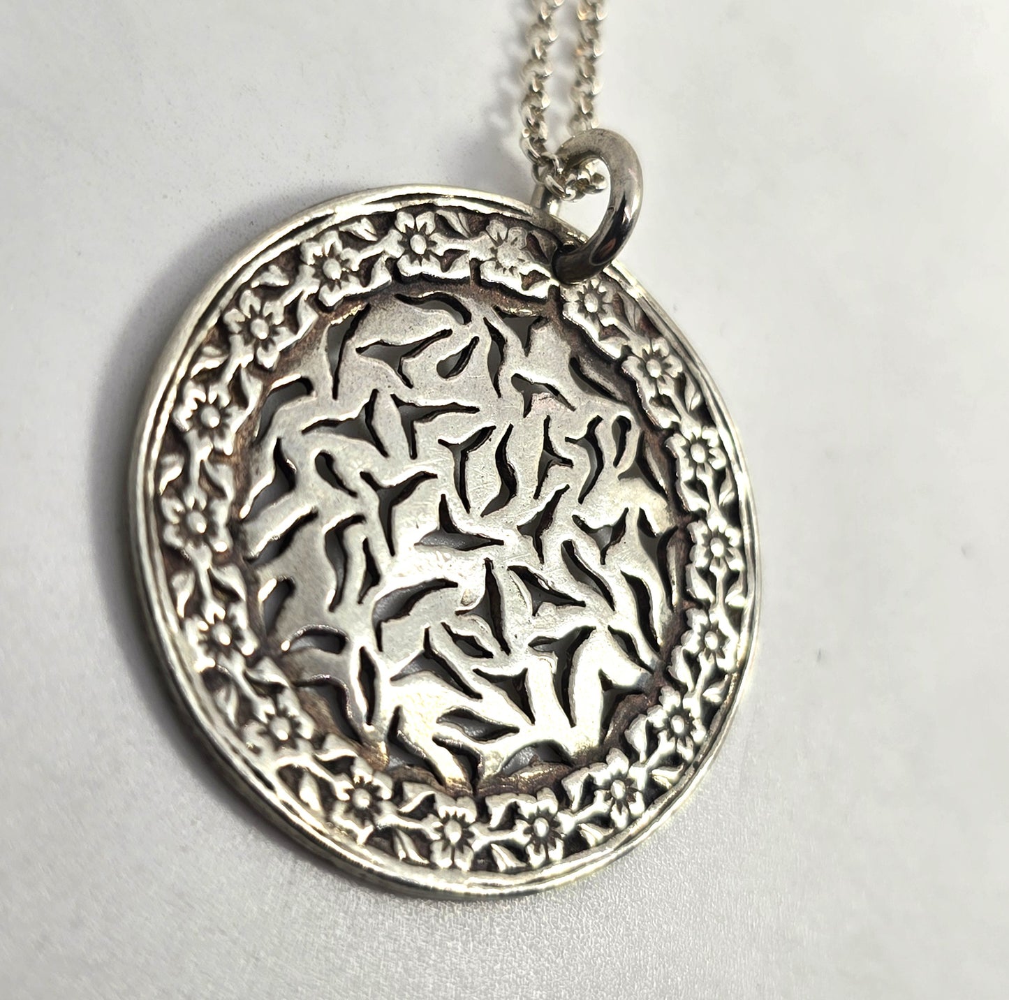 Silpada N1711 Sunburst Filigree 925 Sterling Silver Necklace medallion