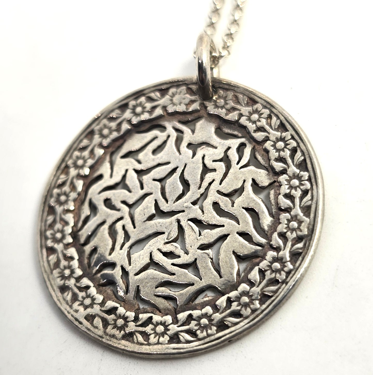Silpada N1711 Sunburst Filigree 925 Sterling Silver Necklace medallion