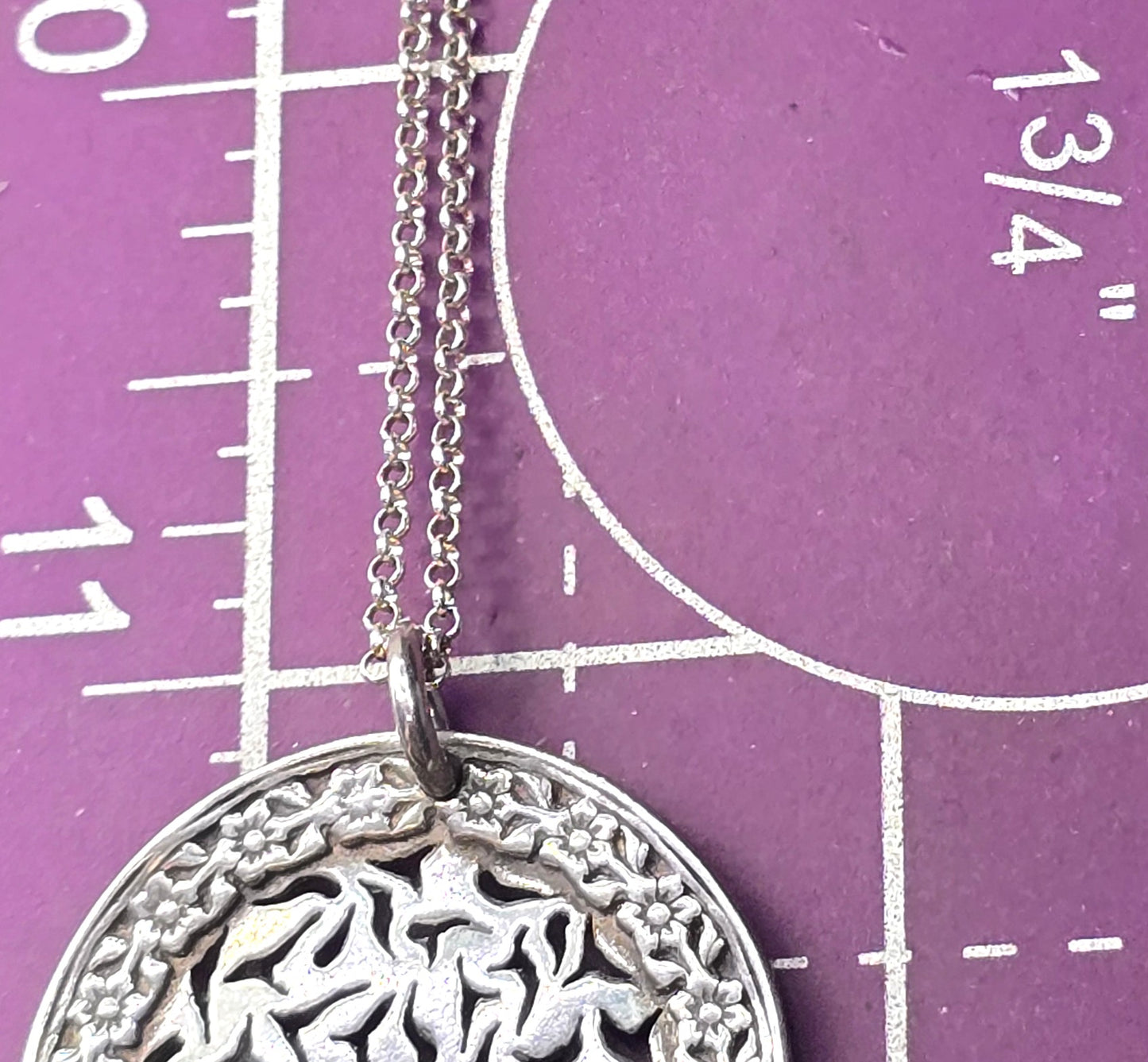 Silpada N1711 Sunburst Filigree 925 Sterling Silver Necklace medallion
