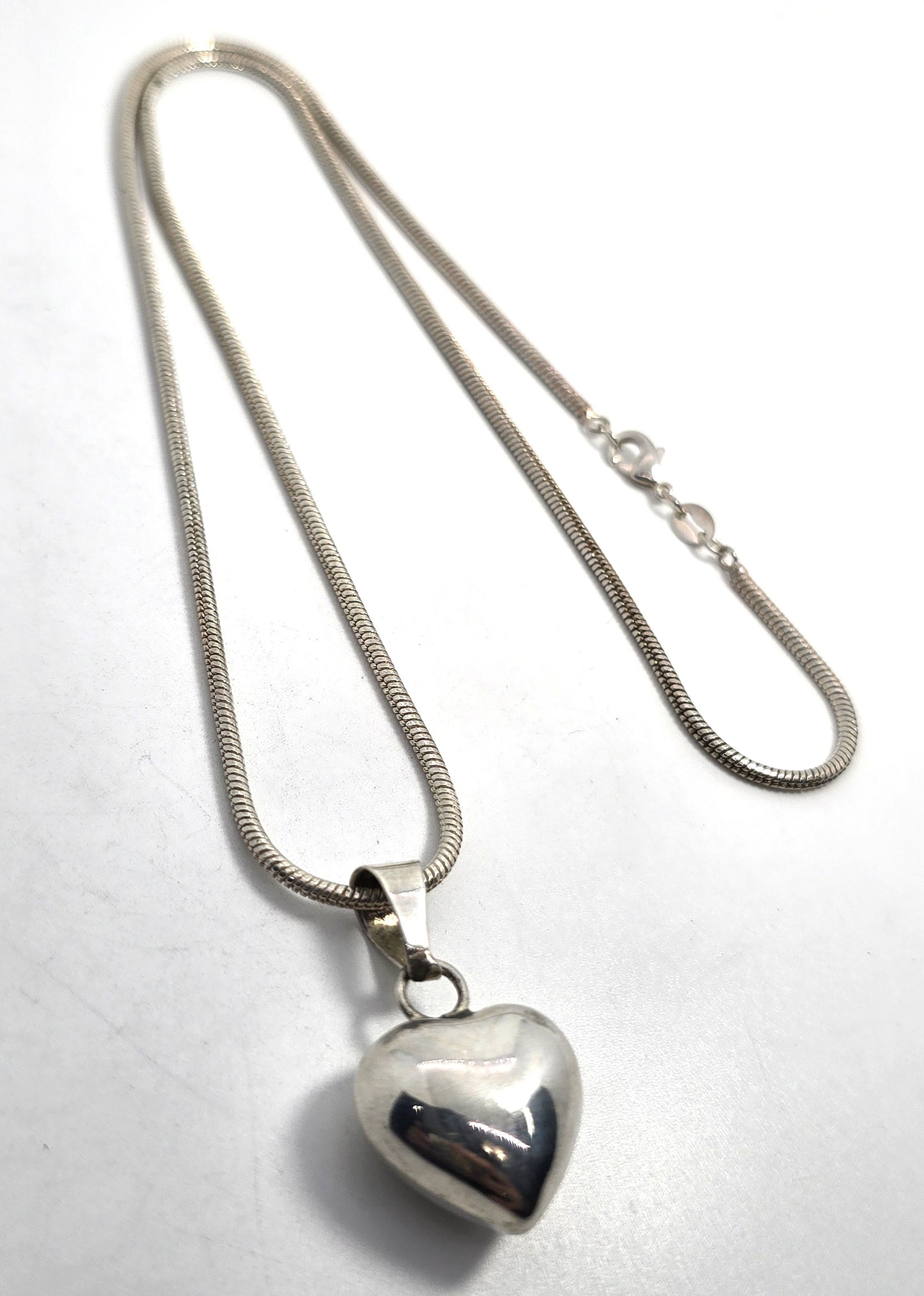 Harmony Bell heart ASMR Mexican Pregnancy bell pendant sterling silver necklace