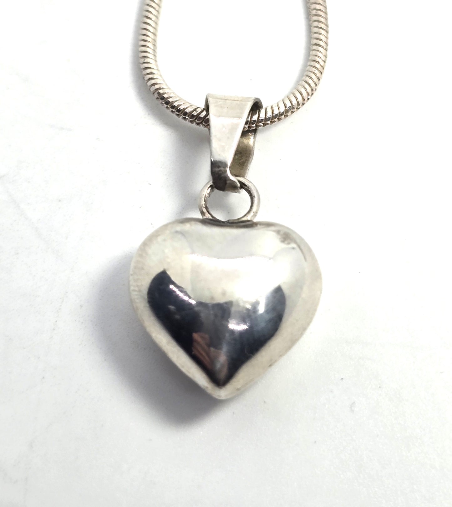 Harmony Bell heart ASMR Mexican Pregnancy bell pendant sterling silver necklace