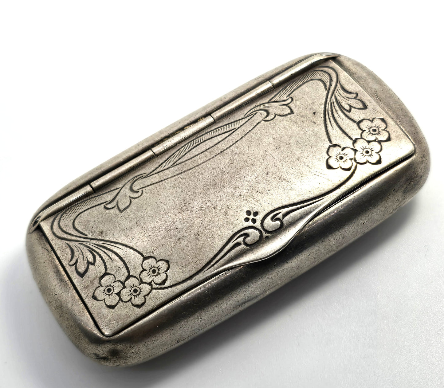Eb Engel Bros German Art Nouveau Sterling Silver Vintage Repousse case
