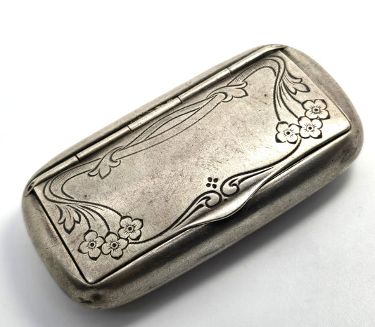 Eb Engel Bros German Art Nouveau Sterling Silver Vintage Repousse case