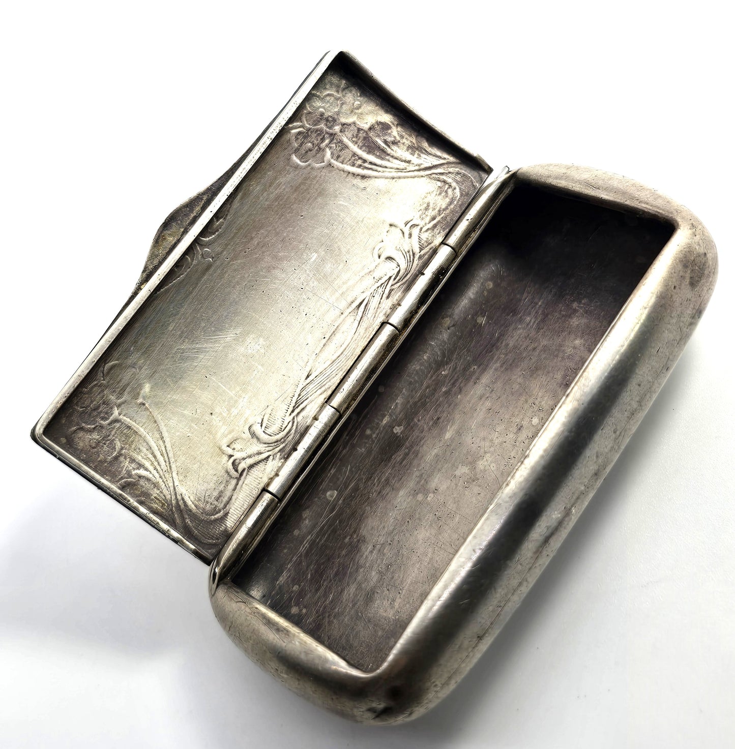 Eb Engel Bros German Art Nouveau Sterling Silver Vintage Repousse case