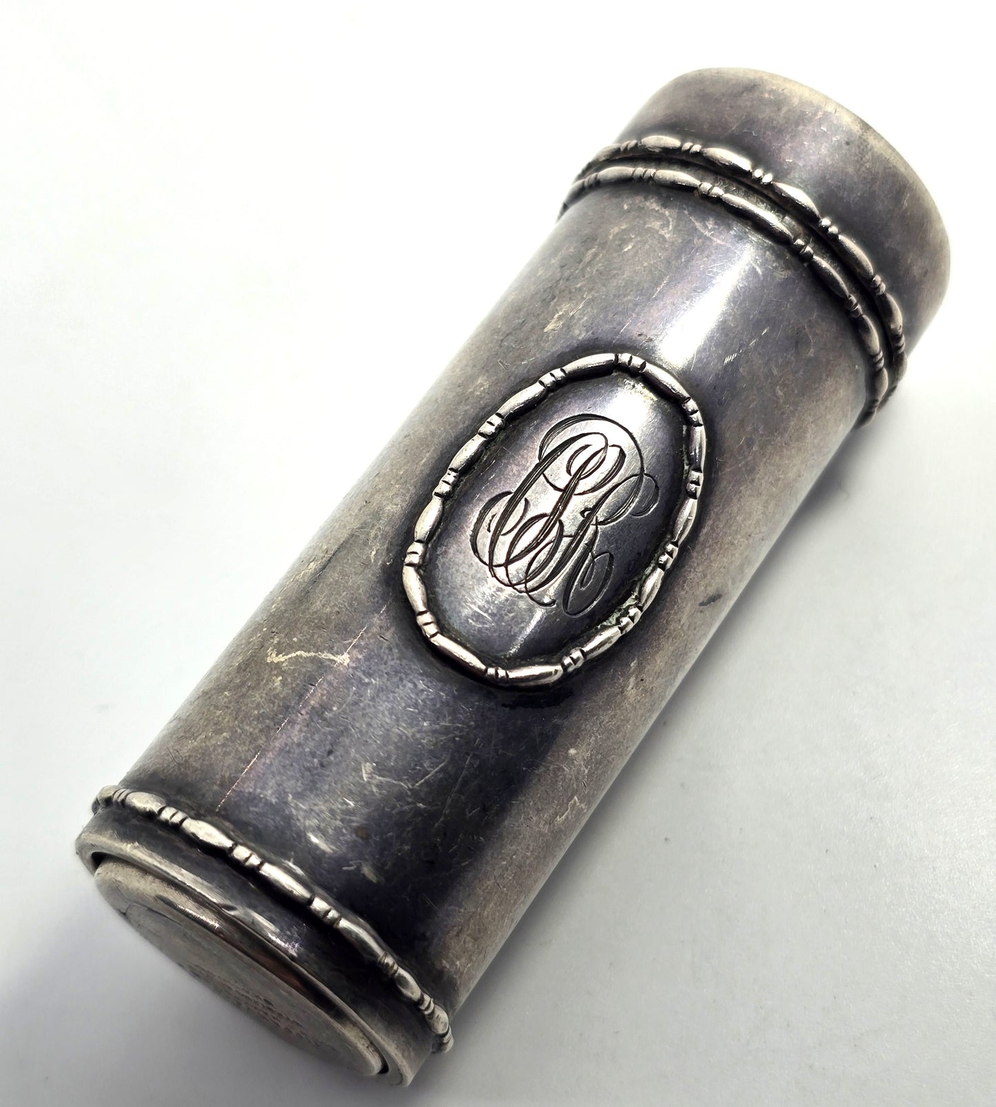 Tiffany and Company antique boar bristle sterling silver shaving brush 925-1000