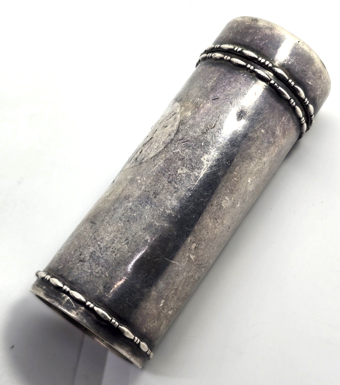 Tiffany and Company antique boar bristle sterling silver shaving brush 925-1000