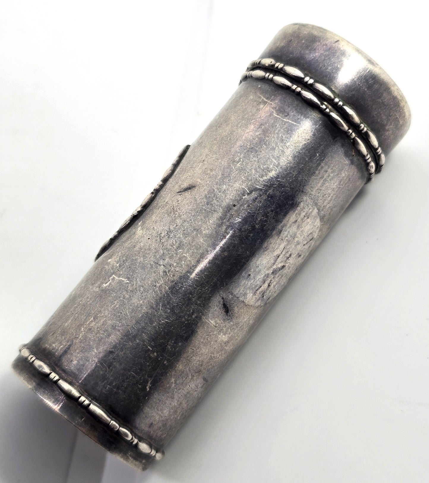 Tiffany and Company antique boar bristle sterling silver shaving brush 925-1000