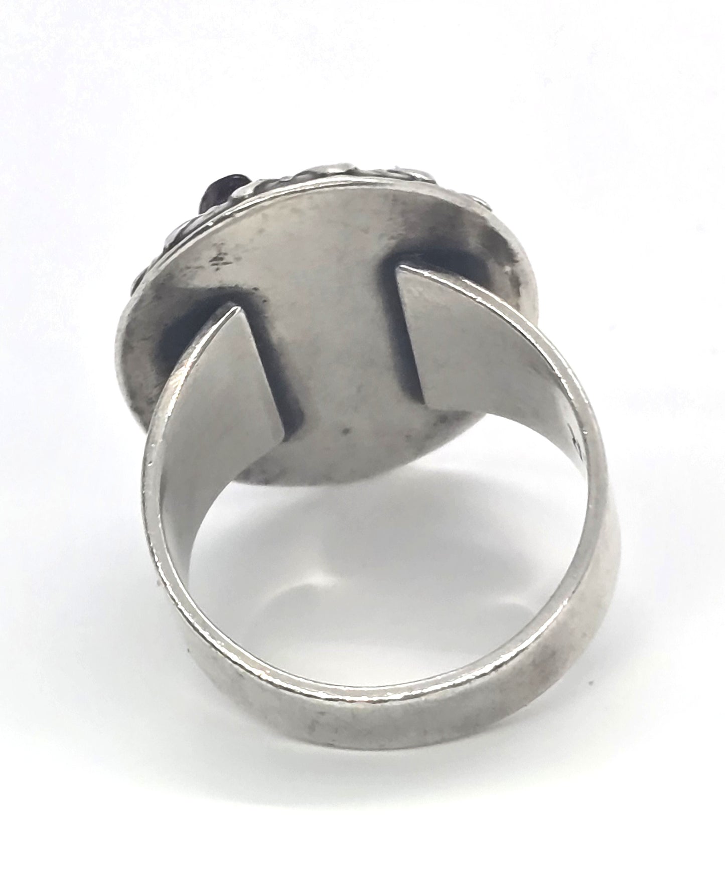 Carolyn Pollack Relios Lizard carved red Tiger's Eye Sterling Silver Ring size 10